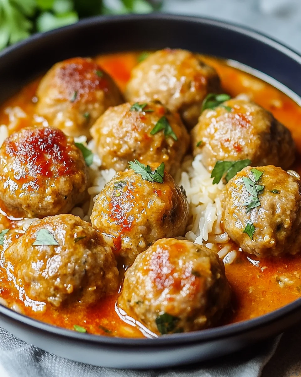 Herzhafte Hähnchen-Kokos-Meatballs für Genießer!
