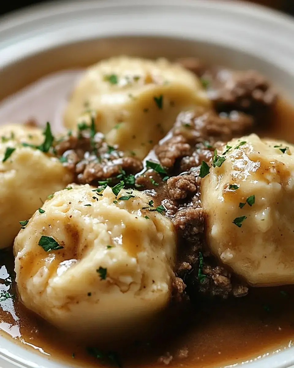 Herzhafte Rinderhackfleischknödel: Ein Rezept für Genuss!