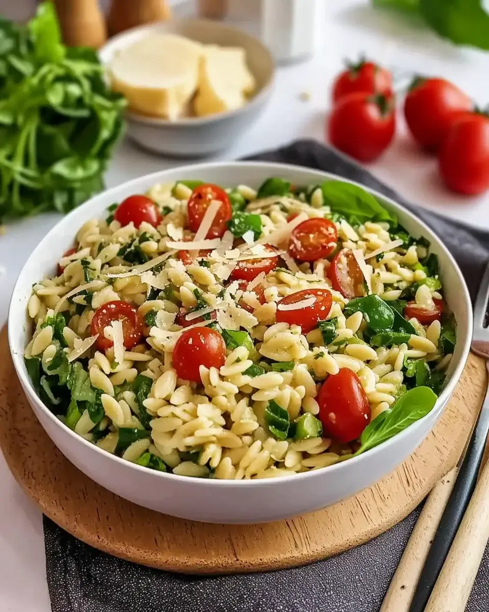 Mediterraner Orzo-Salat: Erfrischend und gesund genießen!