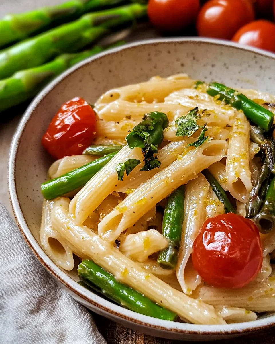 Pasta mit Spargel und Zitronensauce: So gelingt’s perfekt!