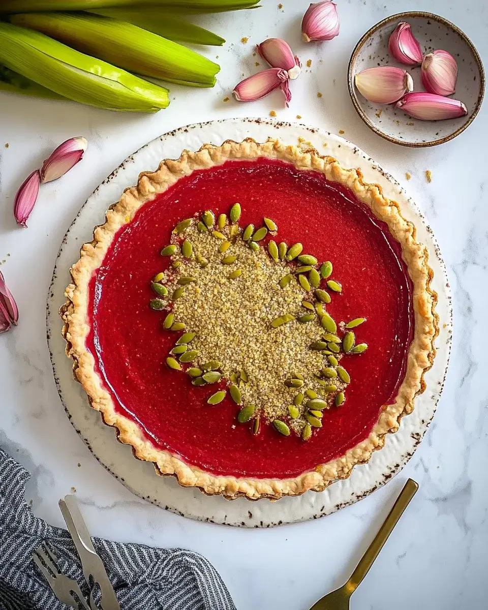 Rhabarber-Cremetarte: Ein köstliches Rezept entdecken!