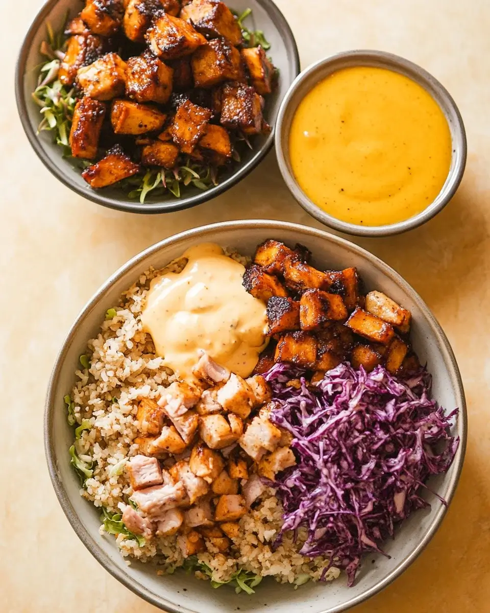 Honig-Hühnchen-Bowl – Einfach und köstlich genießen!