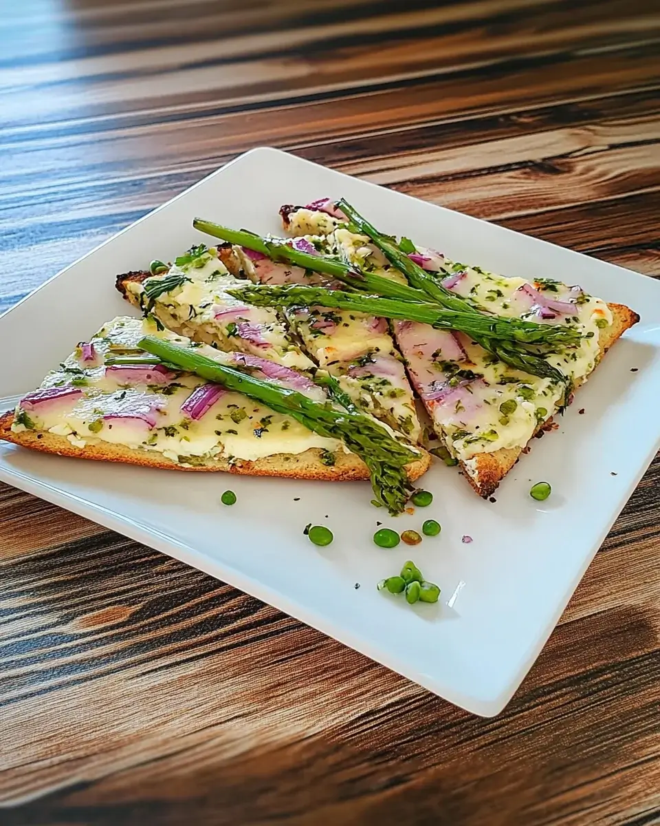 Spargel-Flammkuchen: Ein Rezept für den Frühling!