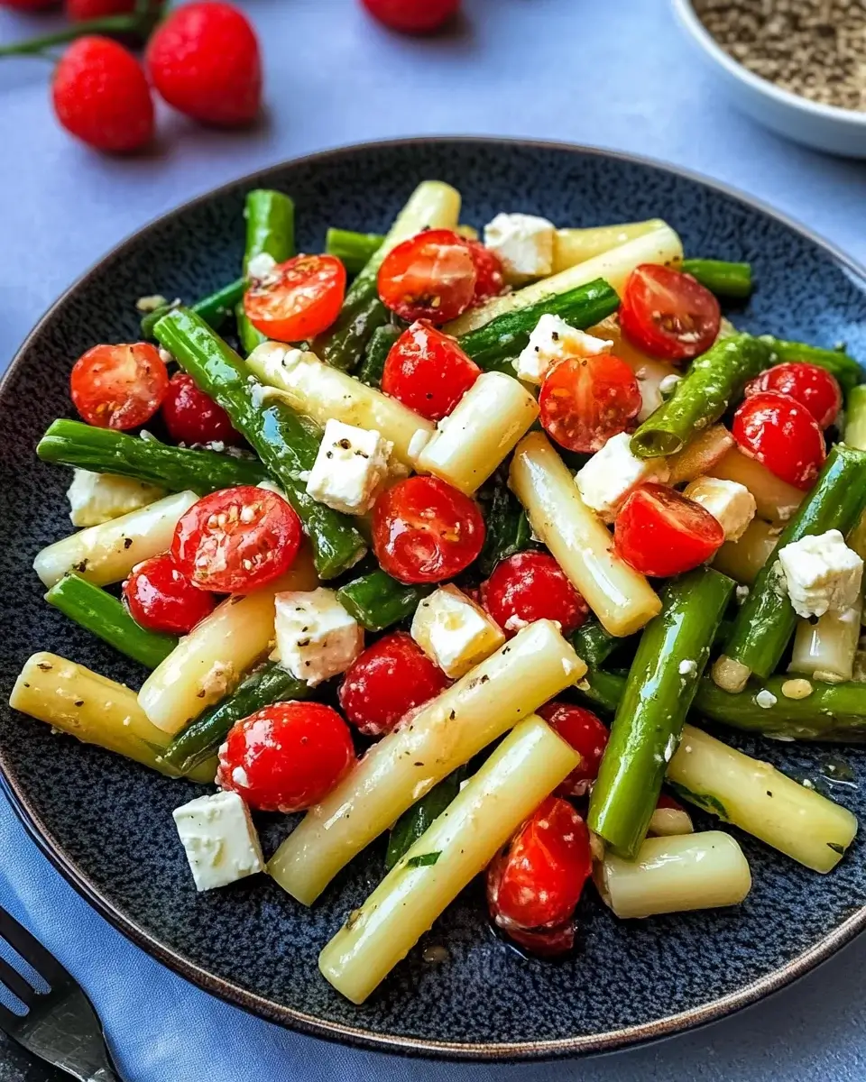 Spargelsalat mit Erdbeeren und Feta: So lecker ist’s!