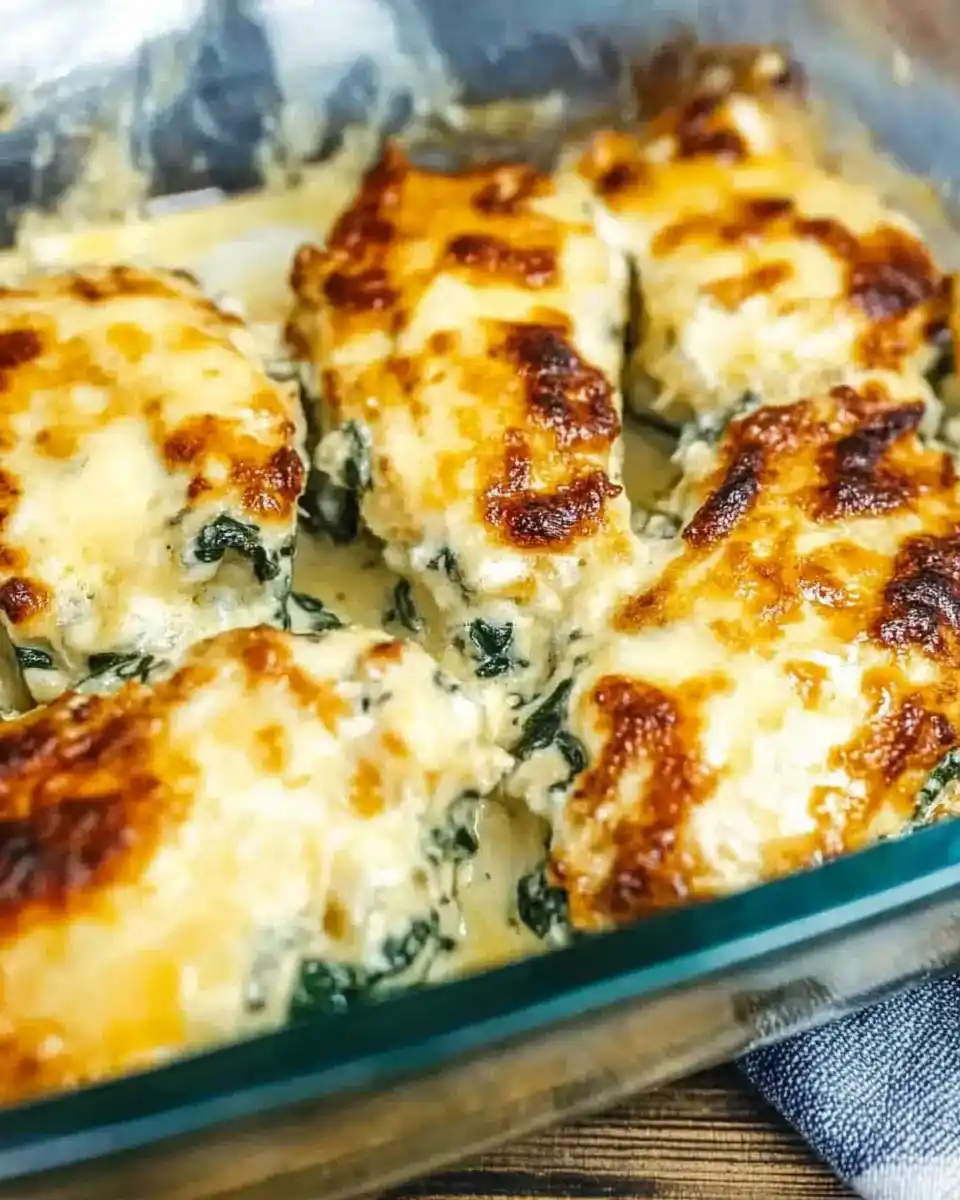 Spinat-Artischocken-Hühnchen-Auflauf: Einfach und lecker!