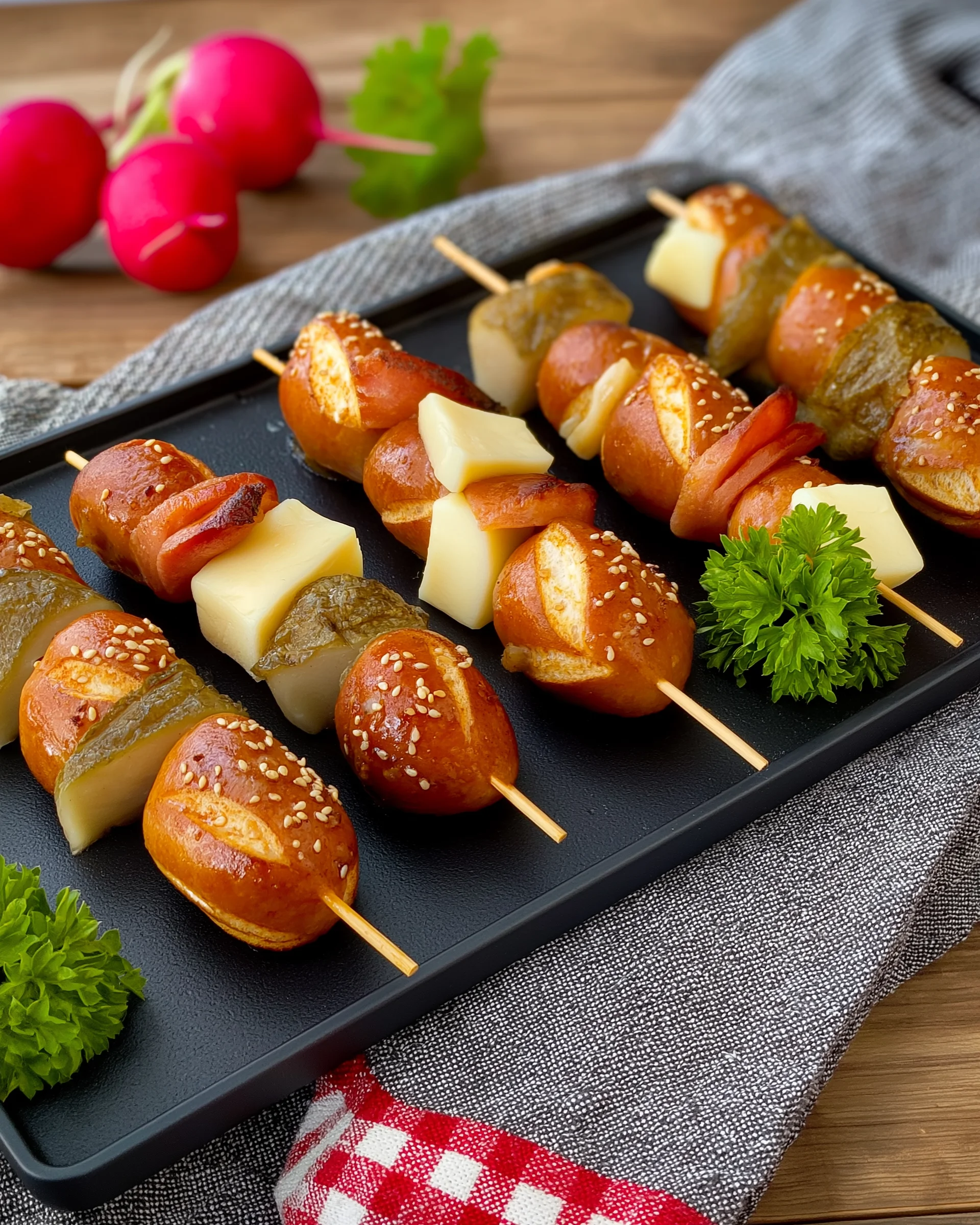 Brotzeit-Spieße: Ein einfaches Rezept für jeden Anlass!