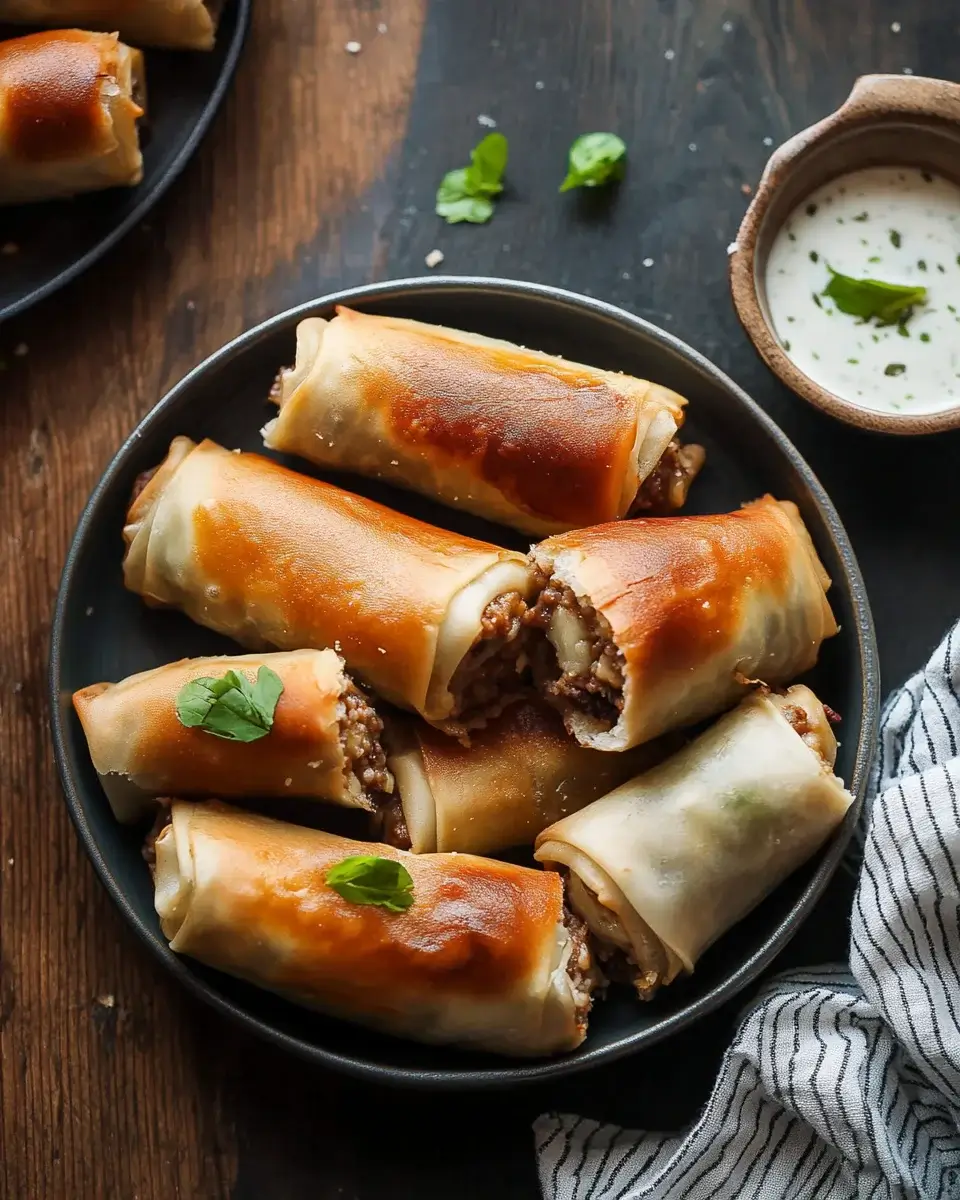 Cheeseburger-Ei-Rollen: Ein einfaches Rezept entdecken!
