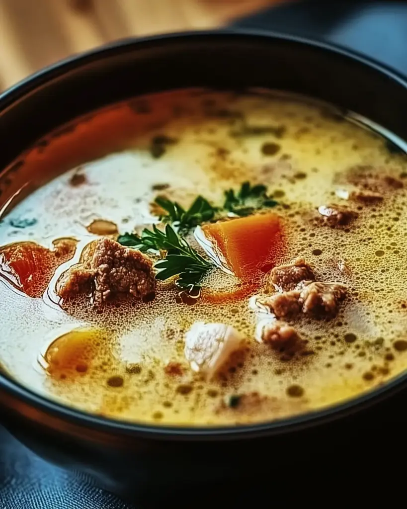 Cremige Hackfleischsuppe: Ein Genuss für jede Saison! - leckerezepte