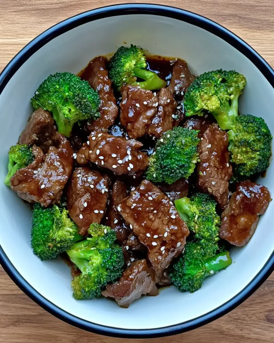 Rindfleisch und Brokkoli in Rührbratensauce: Einfach lecker!