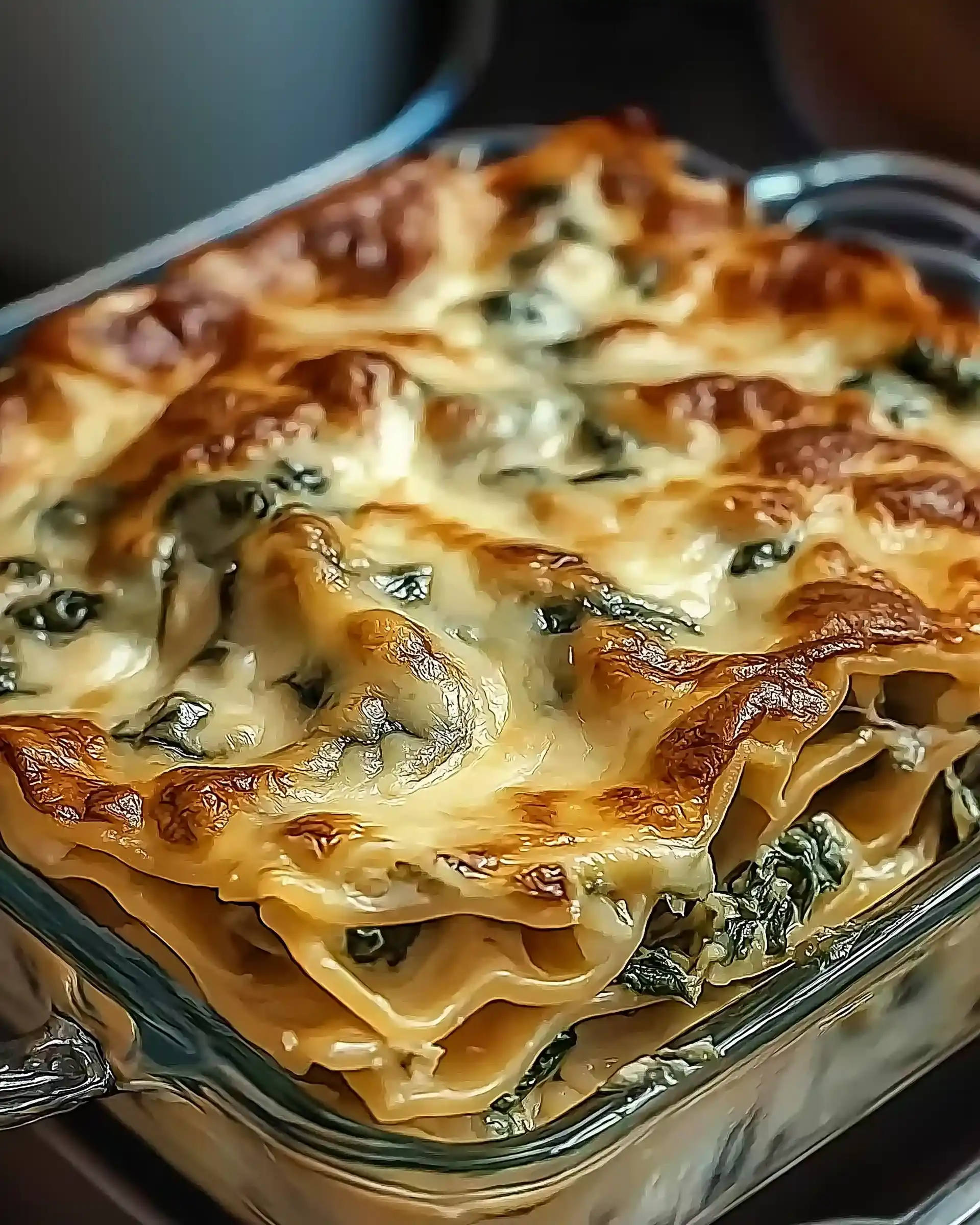 Cremige Spinat-Pilz-Lasagne: Ein Rezept zum Verlieben!