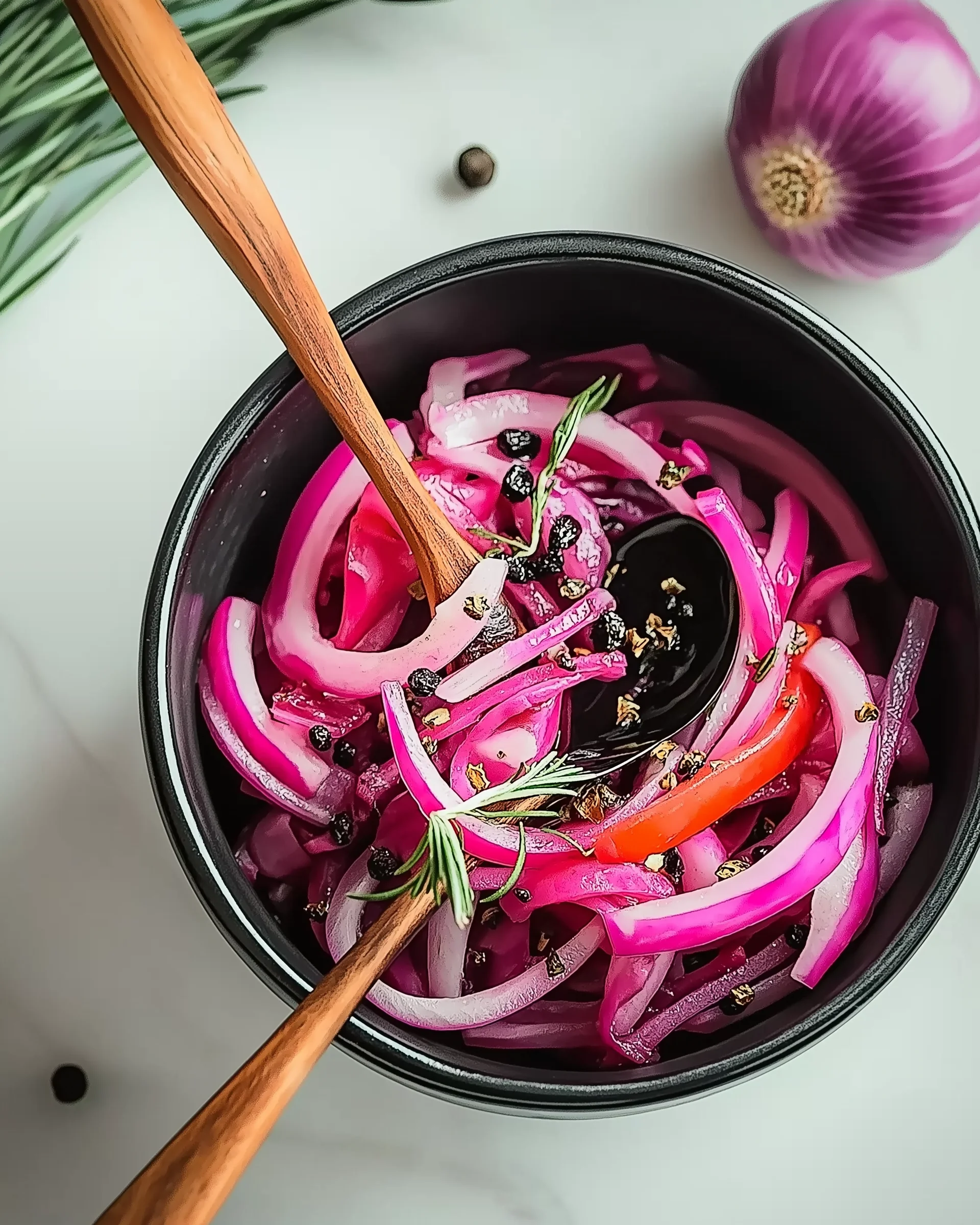 Eingelegte Rote Zwiebeln: Ein Rezept für Gaumenfreuden!