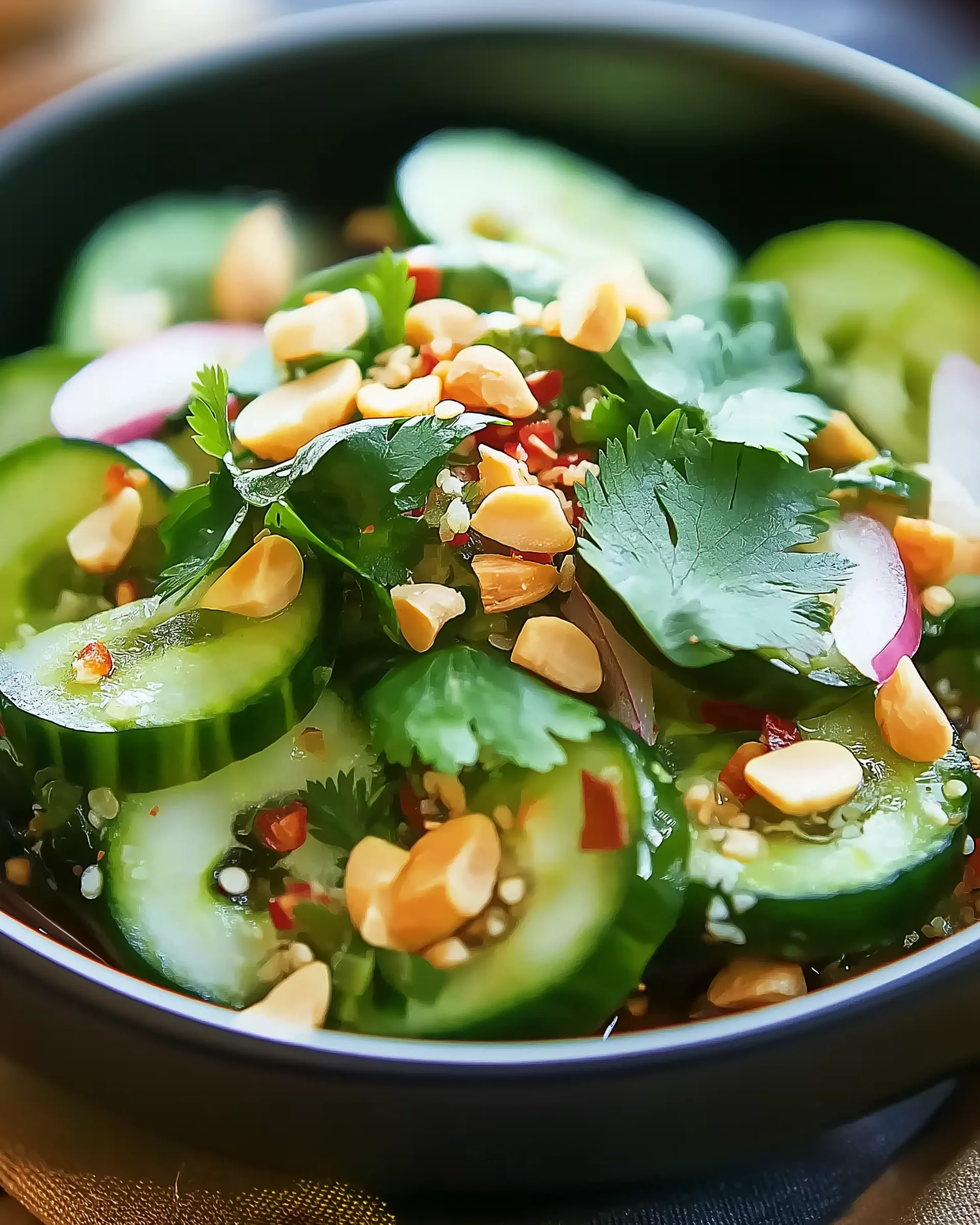 Erfrischender Thai Gurkensalat: Einfach & lecker genießen!