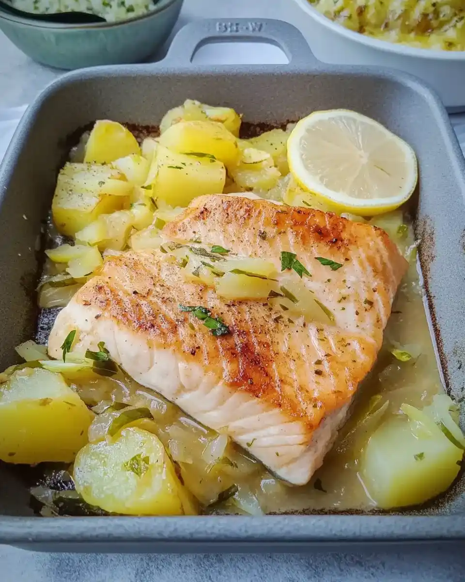 Gebratenes Seelachsfilet mit Kartoffeln: Genießen Sie den perfekten Genuss!