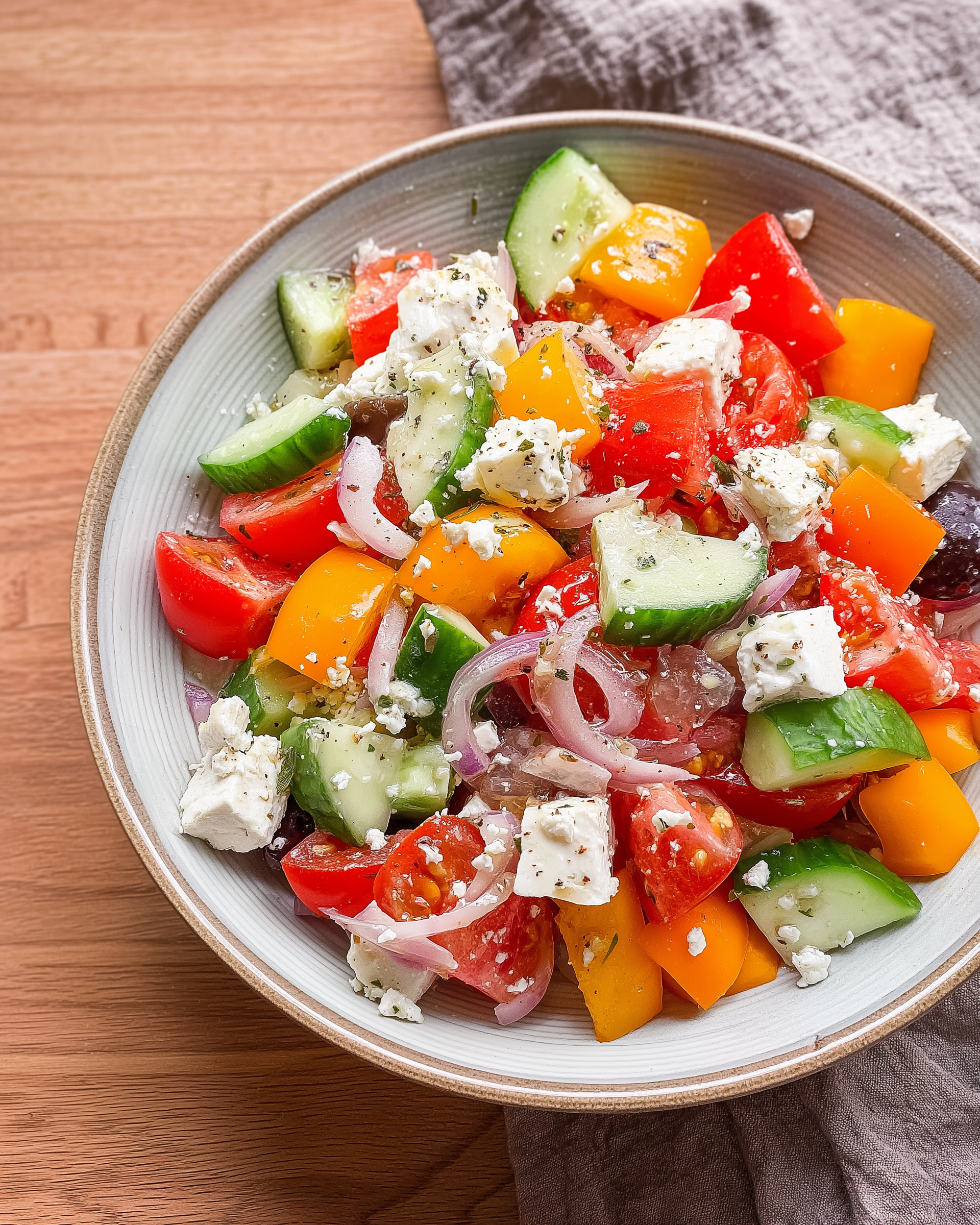 Griechischer Bauernsalat: Entdecken Sie das perfekte Rezept!