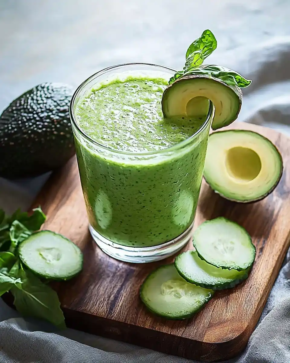 Grüner Smoothie mit Avocado und Gurke – So einfach ist’s!