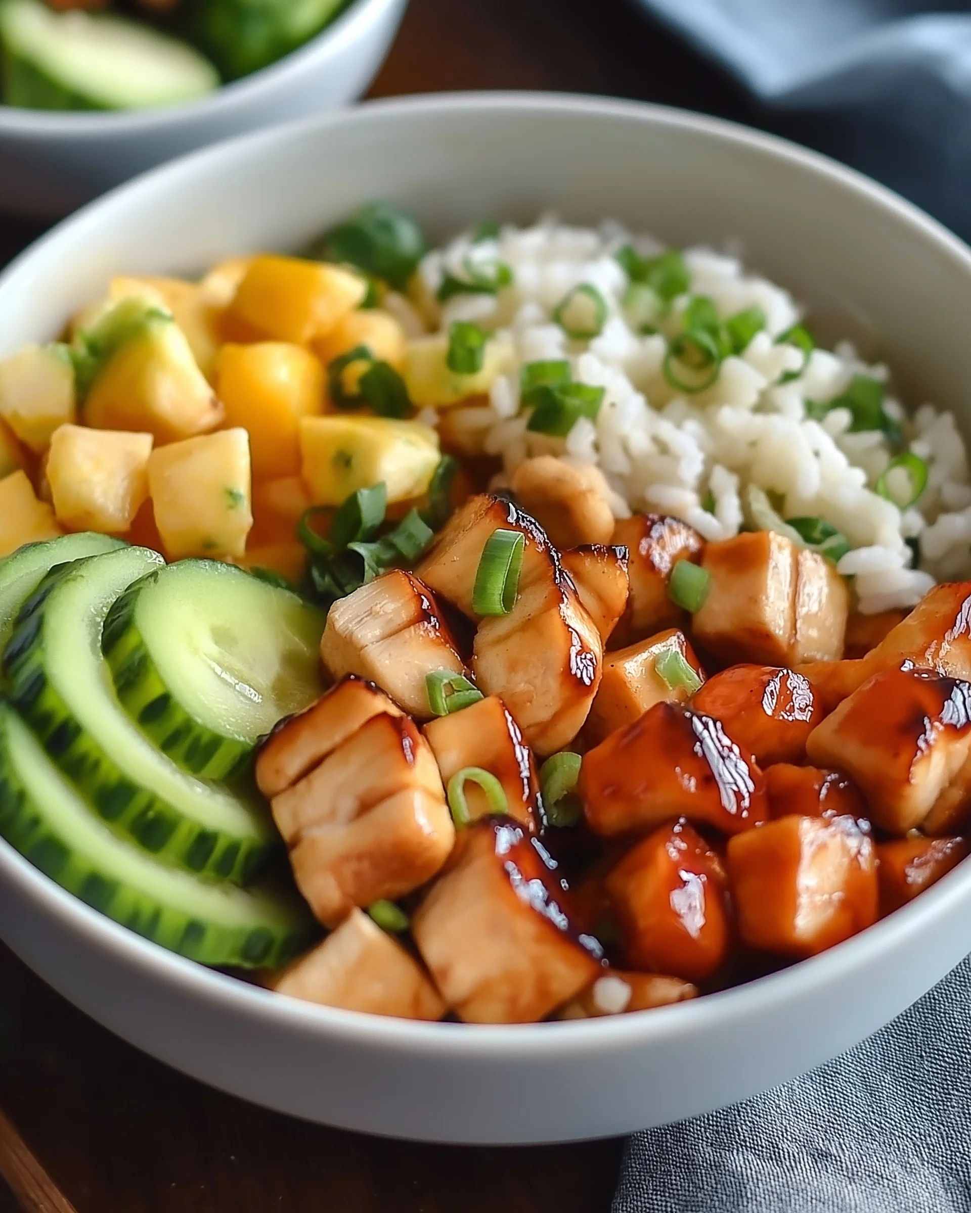 Hawaiianisches Hähnchen Bowl: Entdecke das Genussrezept!