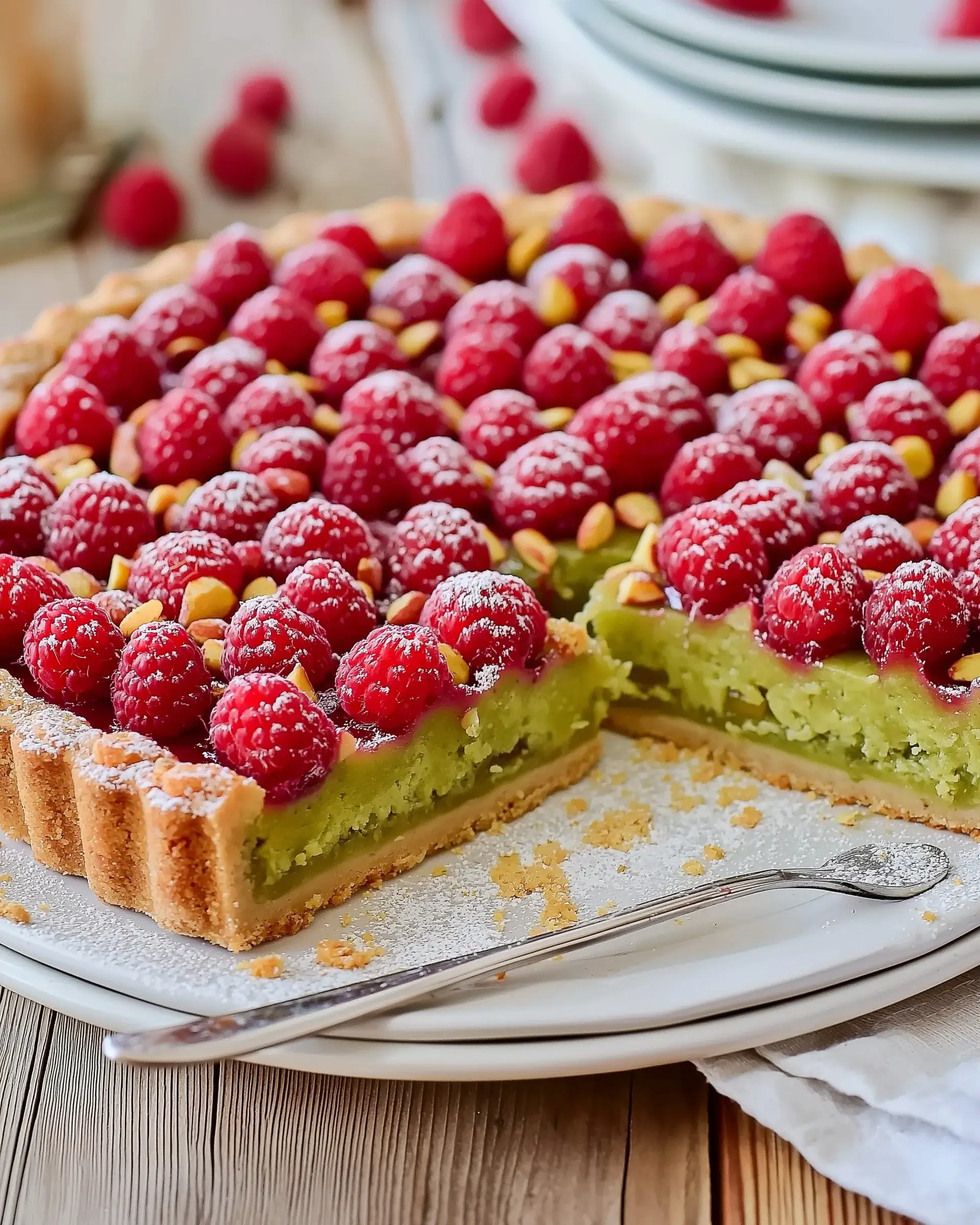 Himbeer-Pistazien-Frangipane-Tarte: Ein Genuss für Feinschmecker!