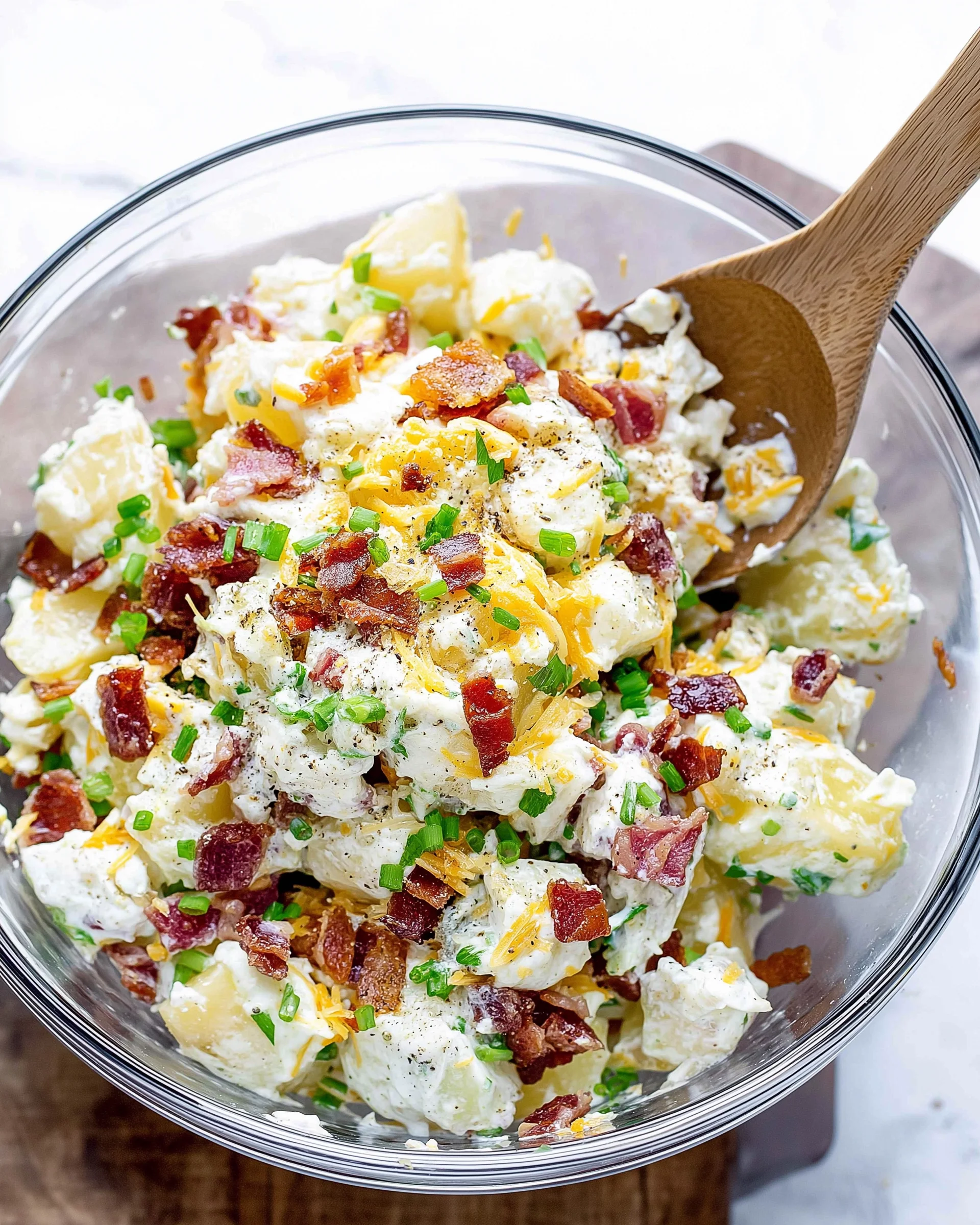 Kartoffelsalat mit Speck und Käse: Ein Genuss!