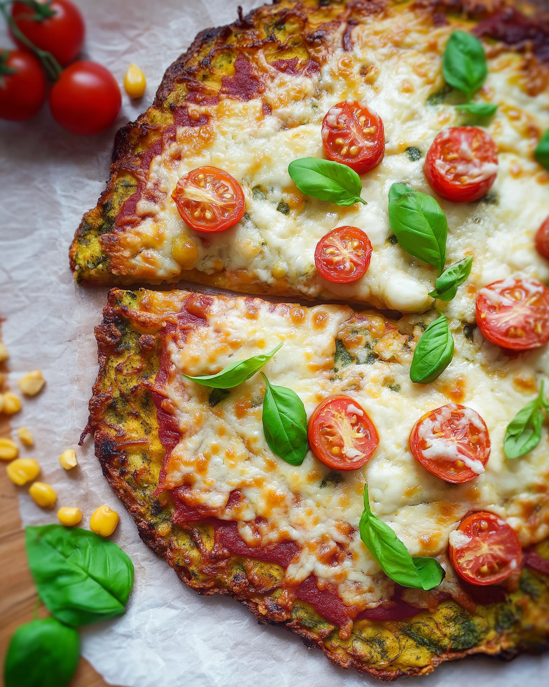 Käse-Pizza mit Blumenkohlboden: So gelingt sie perfekt!