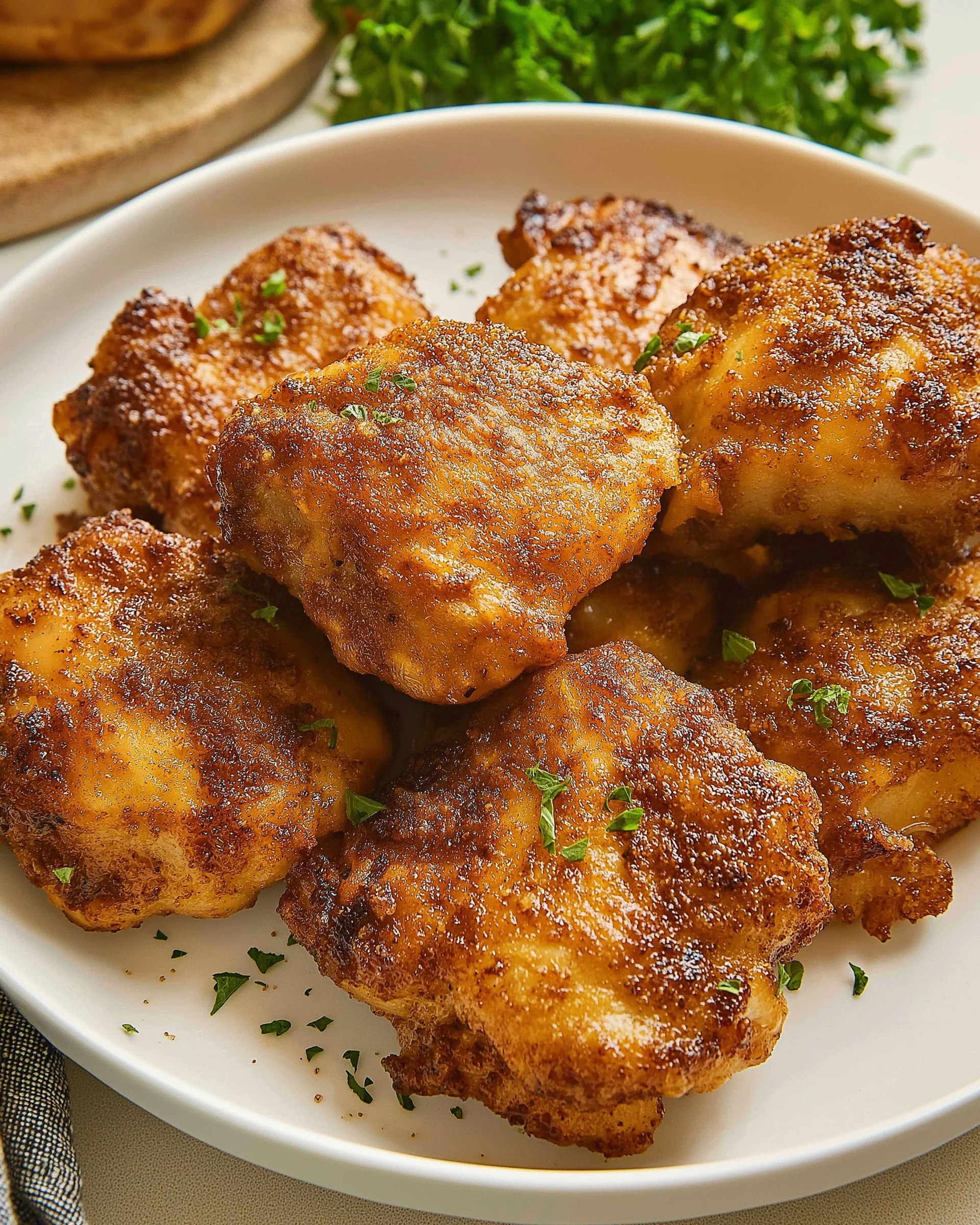 Knusprige Hähnchenschenkel aus der Heißluftfritteuse: Köstlich und einfach!