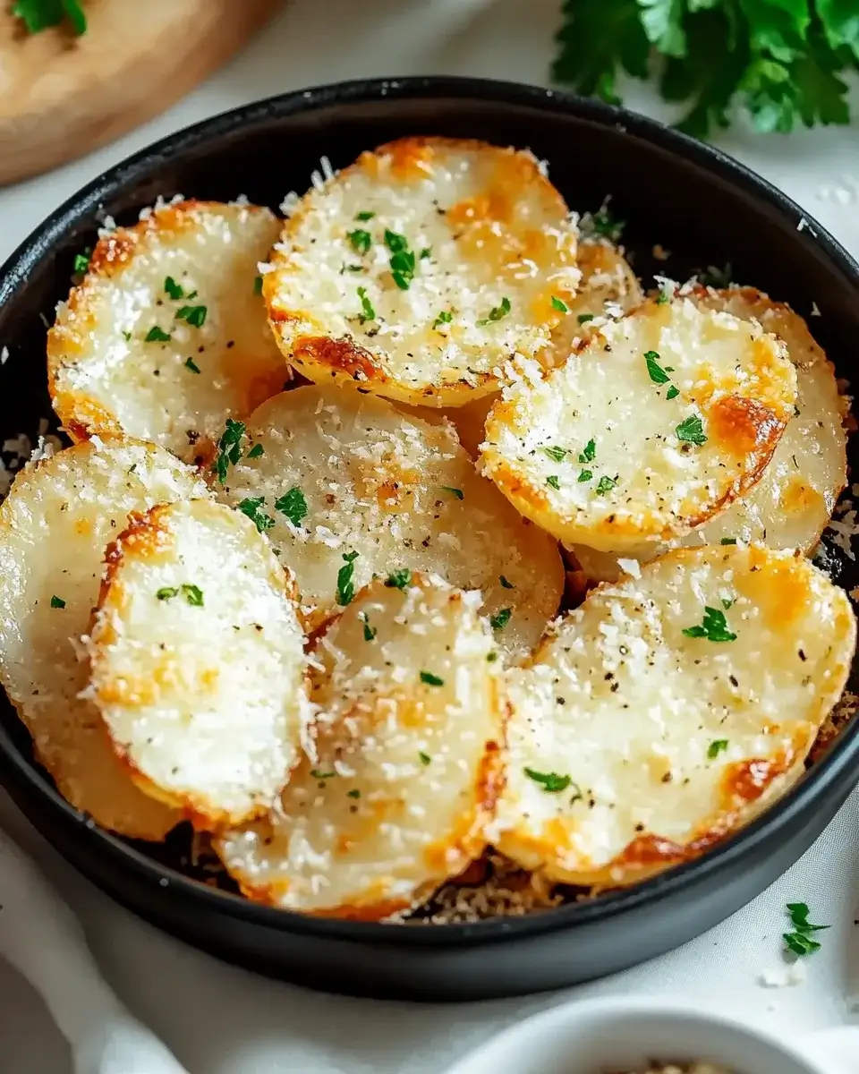 Knusprige Knoblauch-Parmesan-Kartoffelspalten: So gelingt’s!