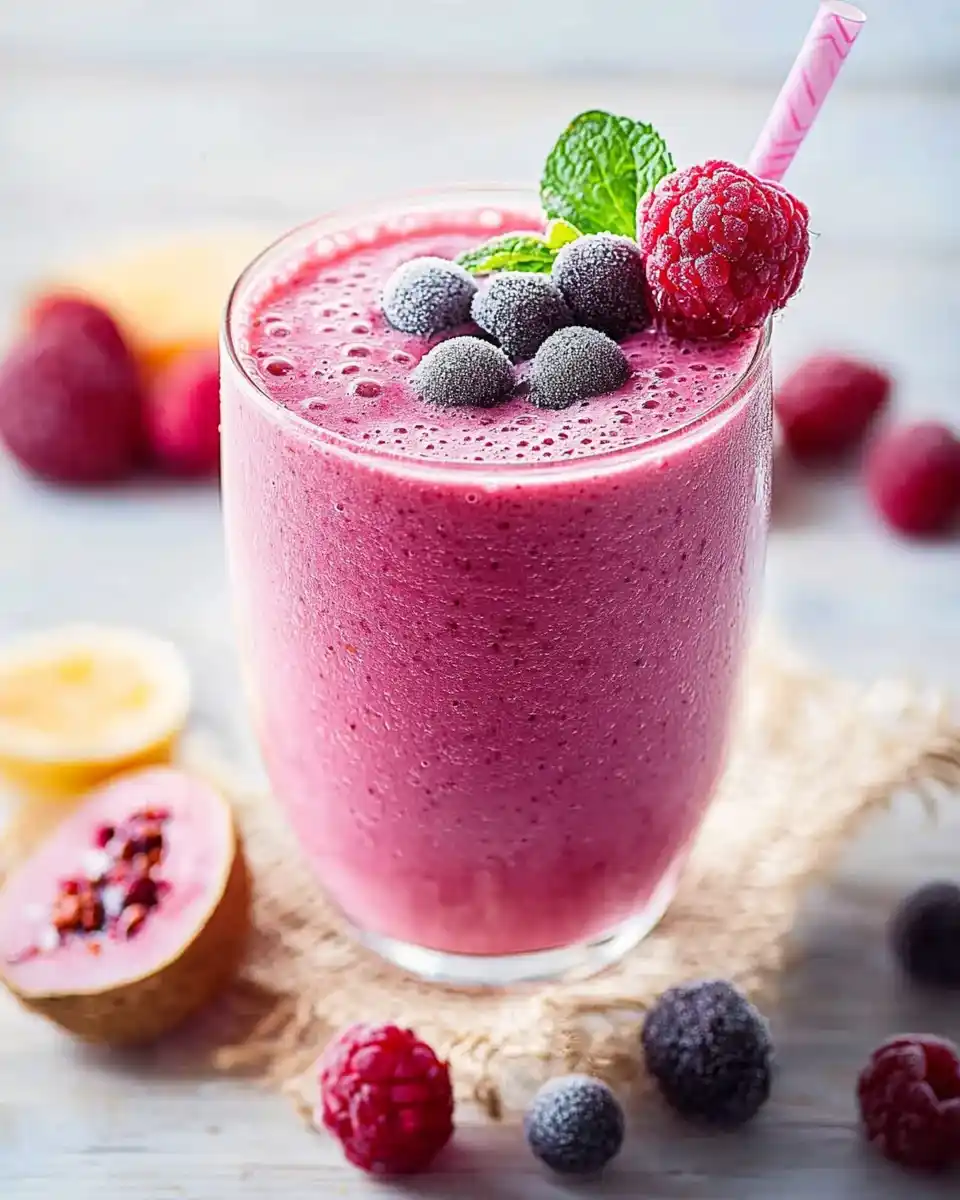 Kokos-Beeren-Smoothie: So einfach gelingt er!