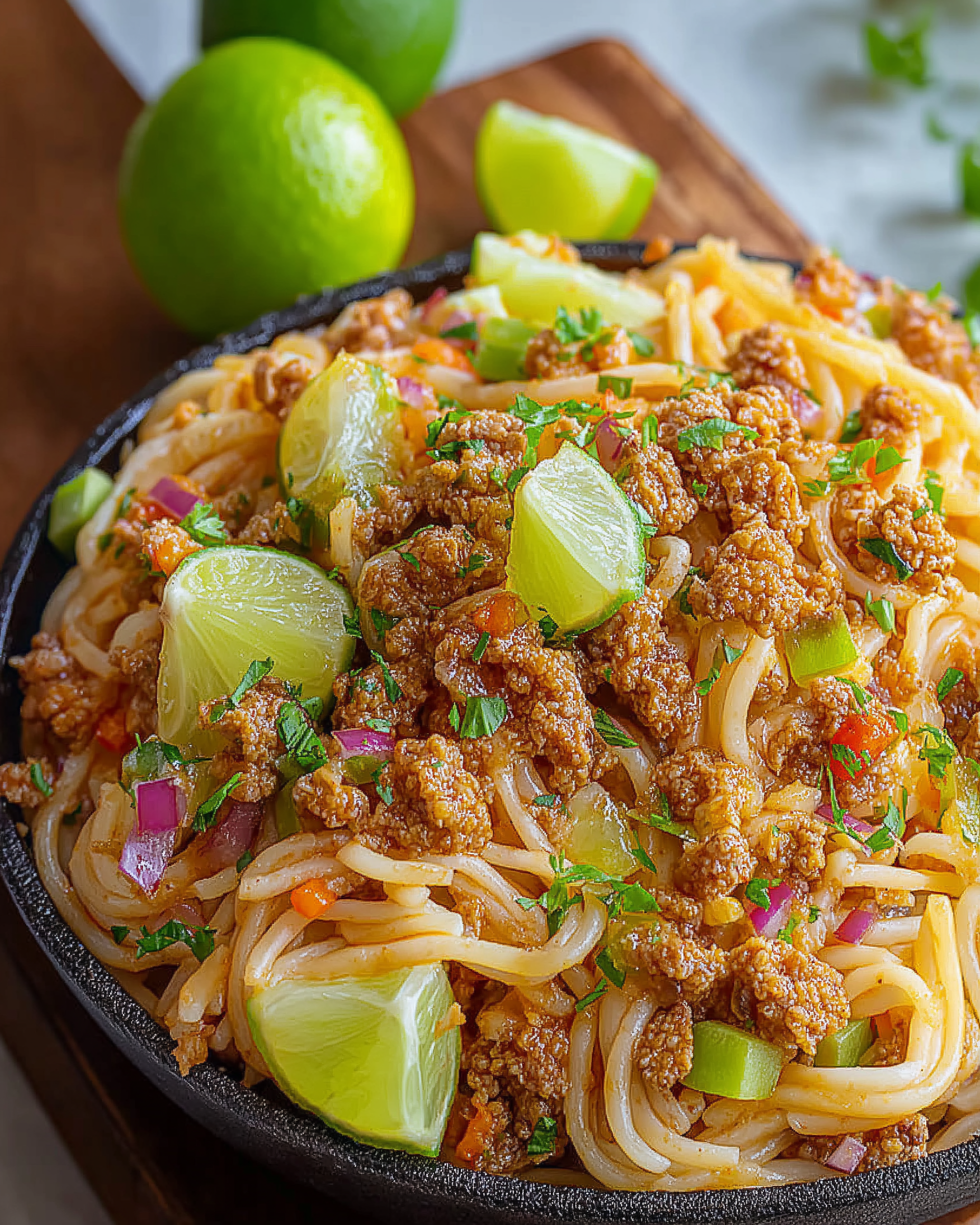 Limetten-Crunch-Nudelsalat: Frisch und lecker genießen!