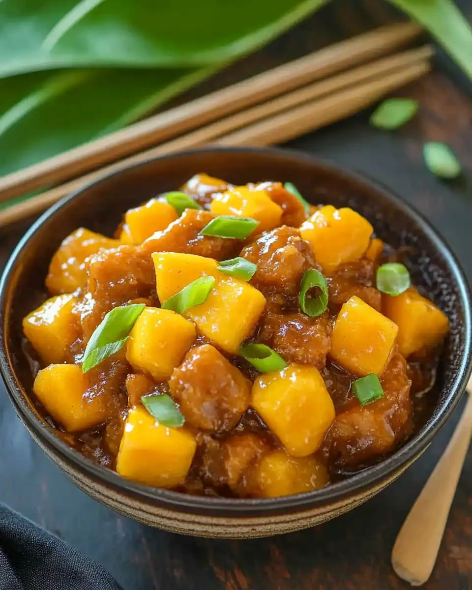 Mango-Hühnchen mit asiatischen Aromen: Köstlich und einfach!
