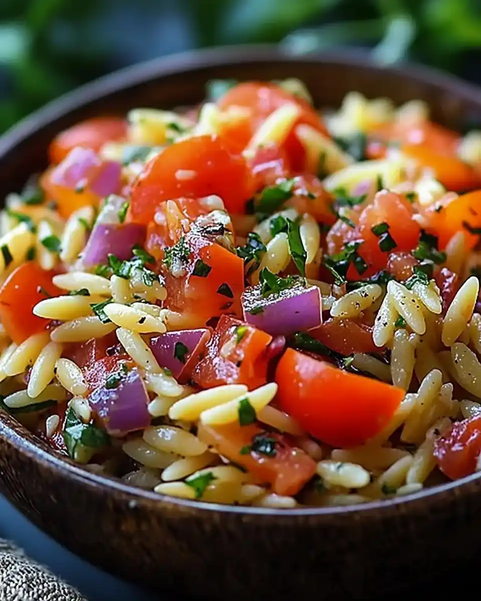 Mediterraner Orzo-Salat: Einfach und köstlich zubereiten!