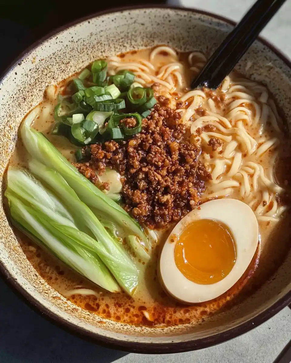 Scharfe Tantanmen-Ramen: Ein Genuss für Feinschmecker!