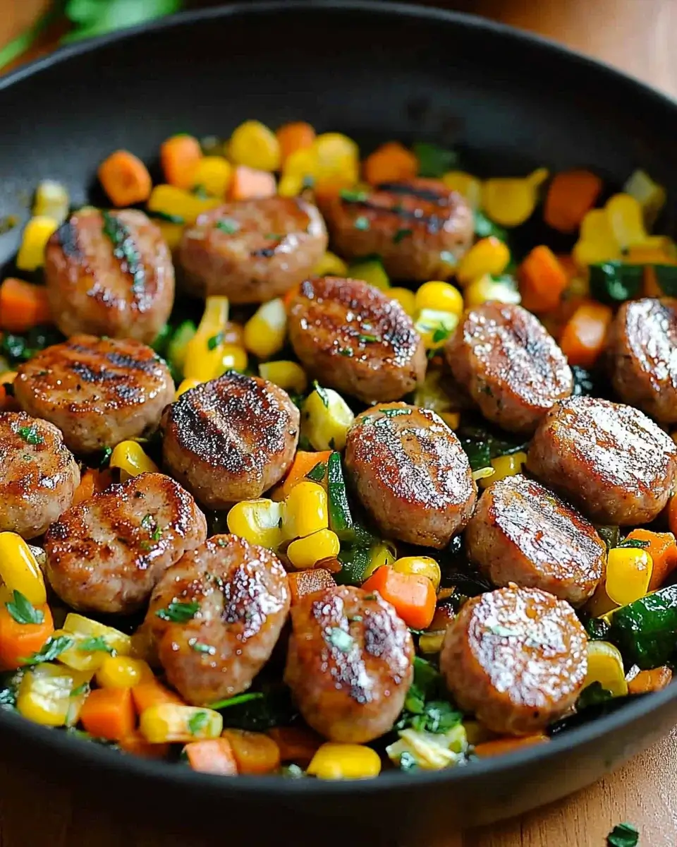 Wurst-Gemüse-Pfanne: Einfaches Rezept für Genießer!