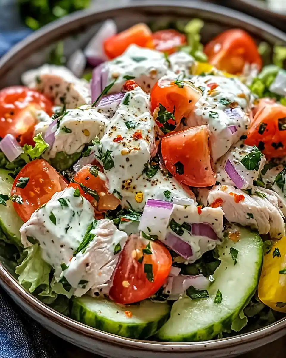 Zaziki-Hühnchensalat: Ein erfrischendes Rezept entdecken!