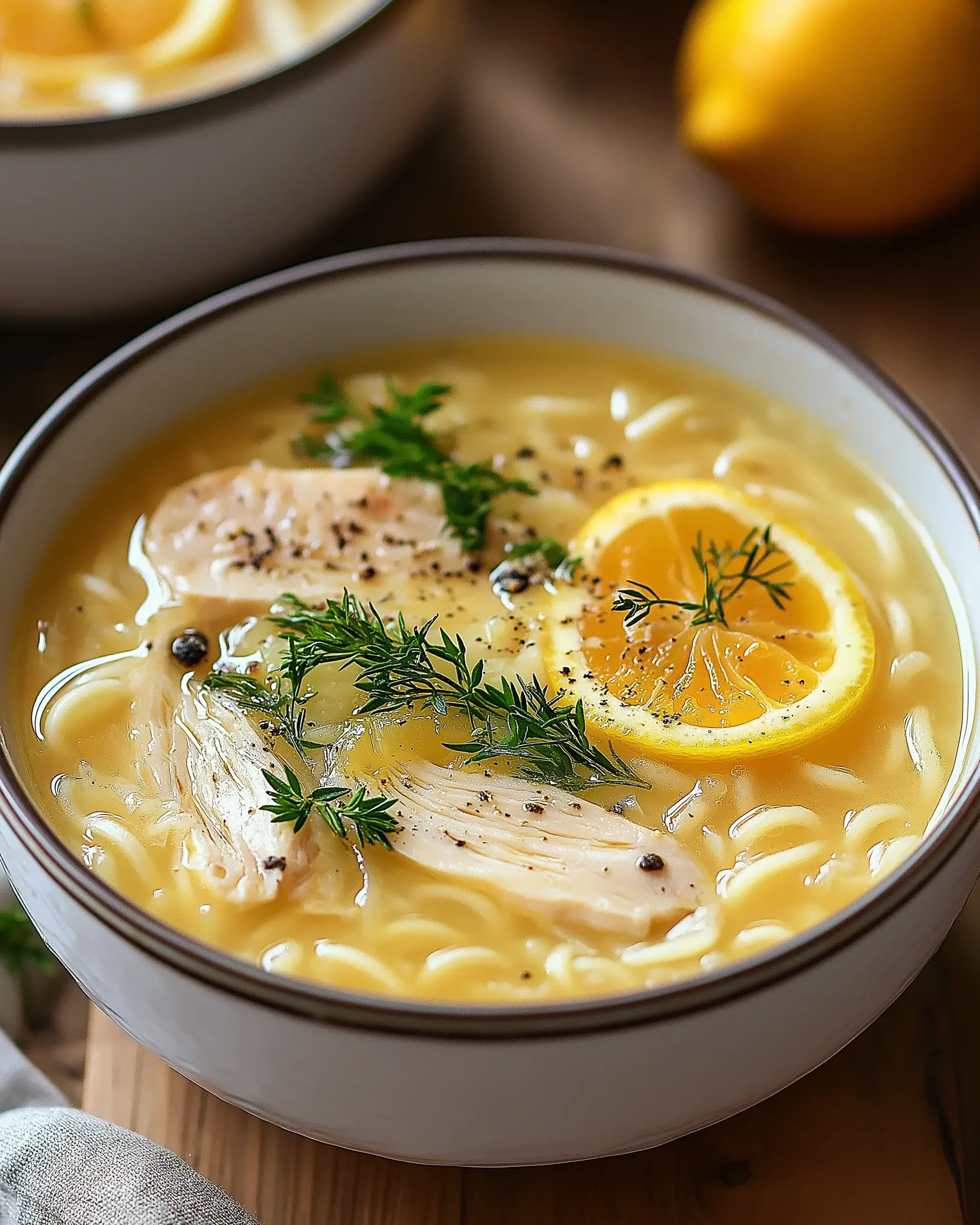 Zitronen-Hühnchen-Suppe: Ein einfaches Rezept genießen!