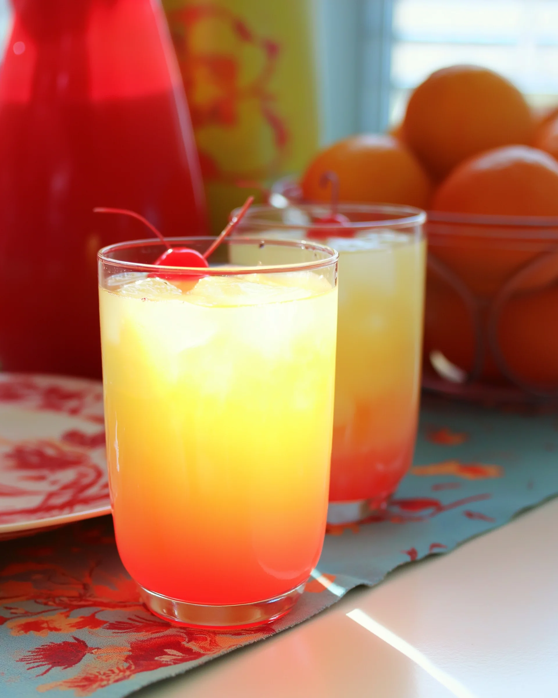 Zitronen-Sonnenaufgang: Das erfrischende Rezept entdecken!