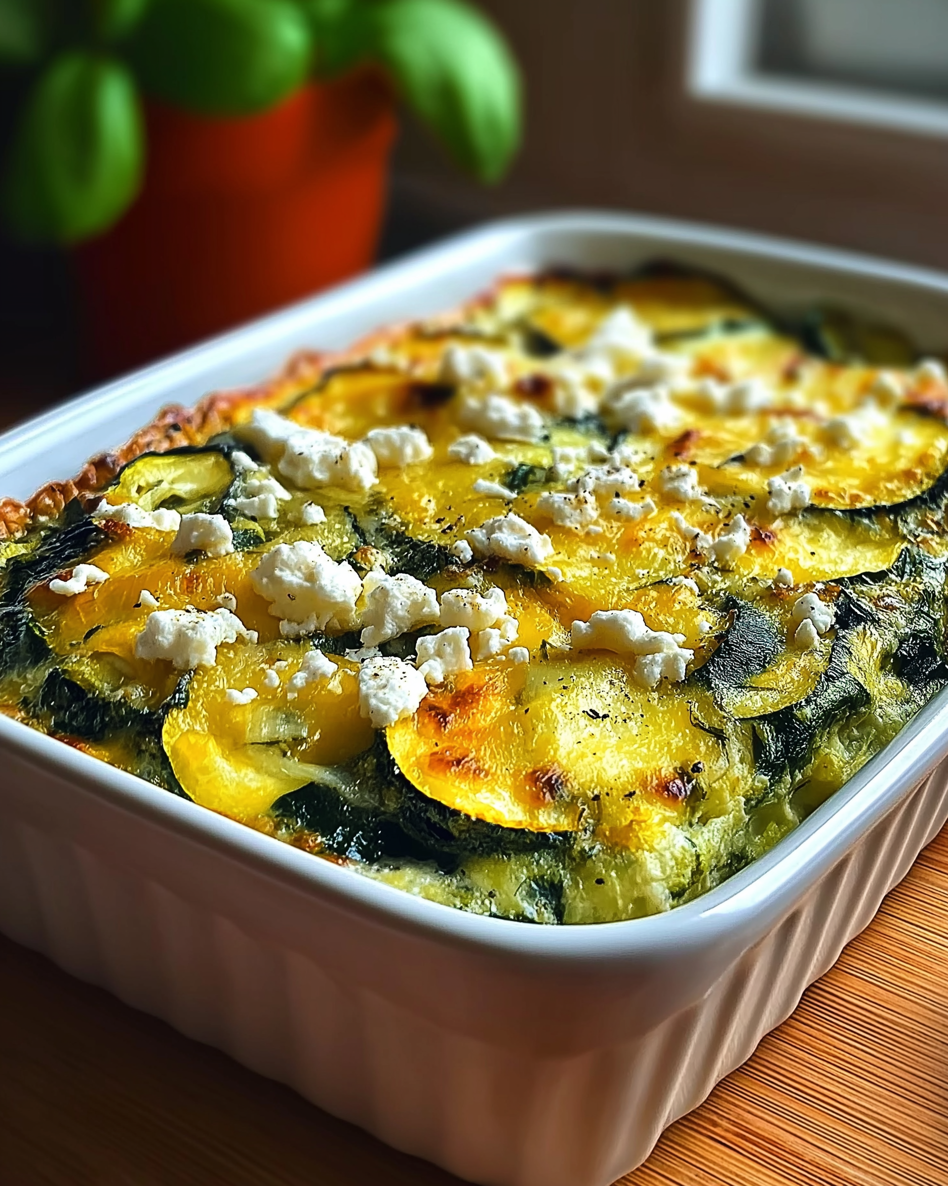Zucchini-Spinat-Feta-Auflauf: Ein gesundes Rezept für Dich!