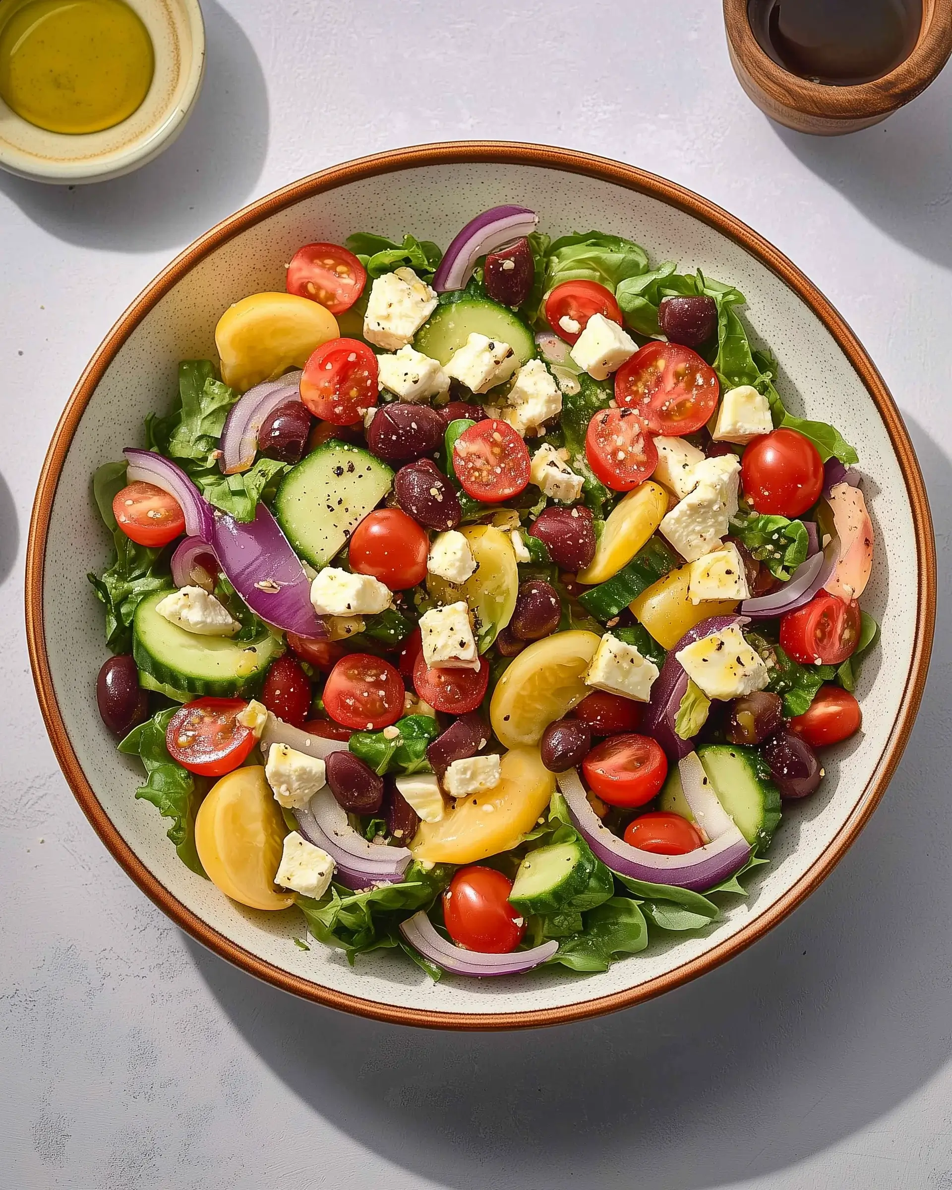 Griechischer Chop-Salat: Ein frischer Genuss für jeden Tag!