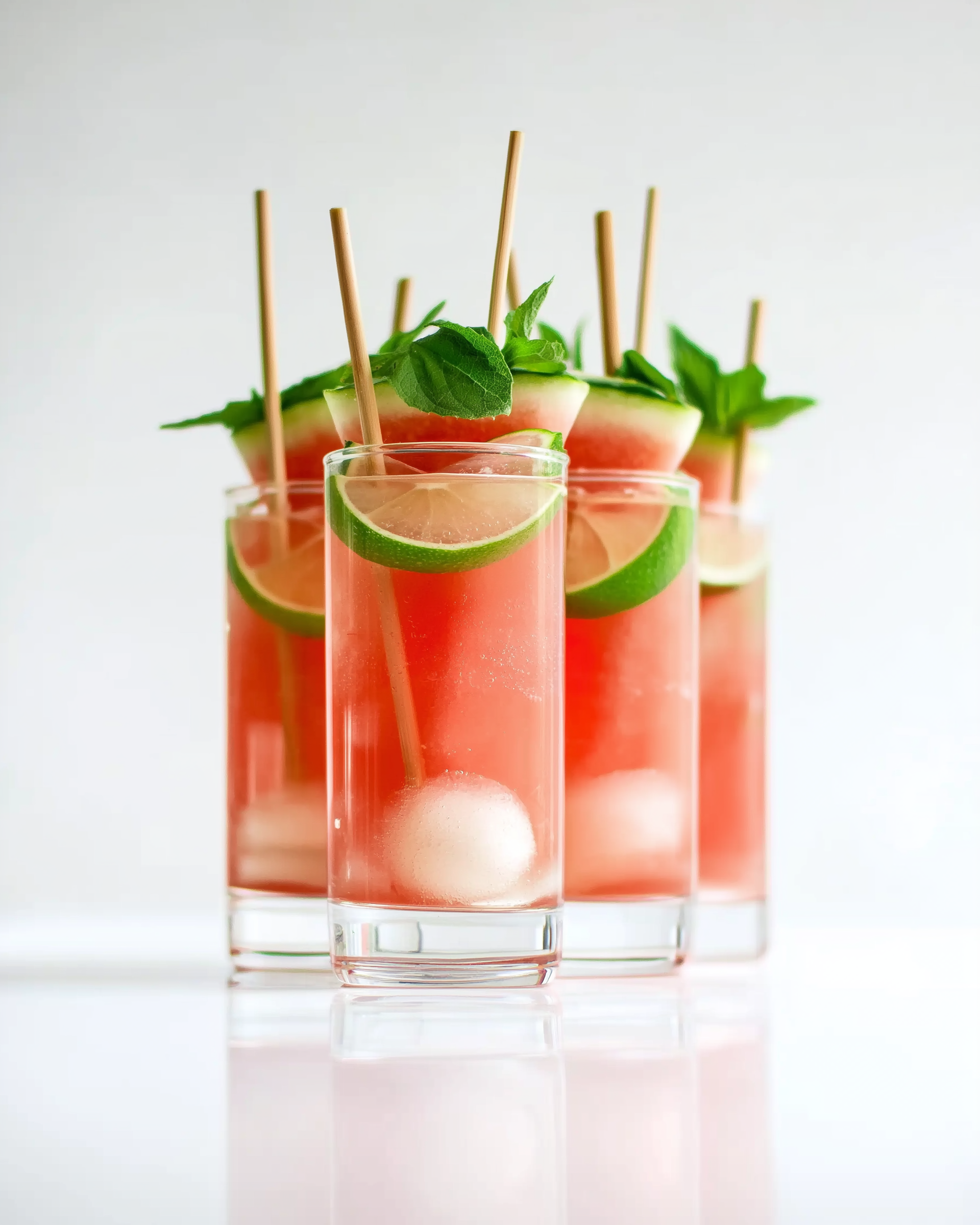 Erfrischender Wassermelonen-Lychee-Cocktail für heiße Tage!