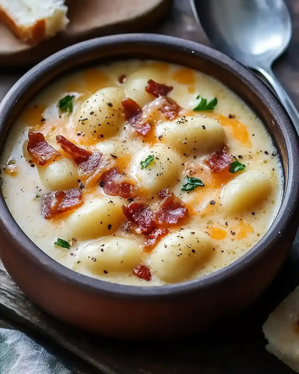 Bacon-Cheddar-Gnocchi-Suppe: Einfach lecker selbst gemacht!