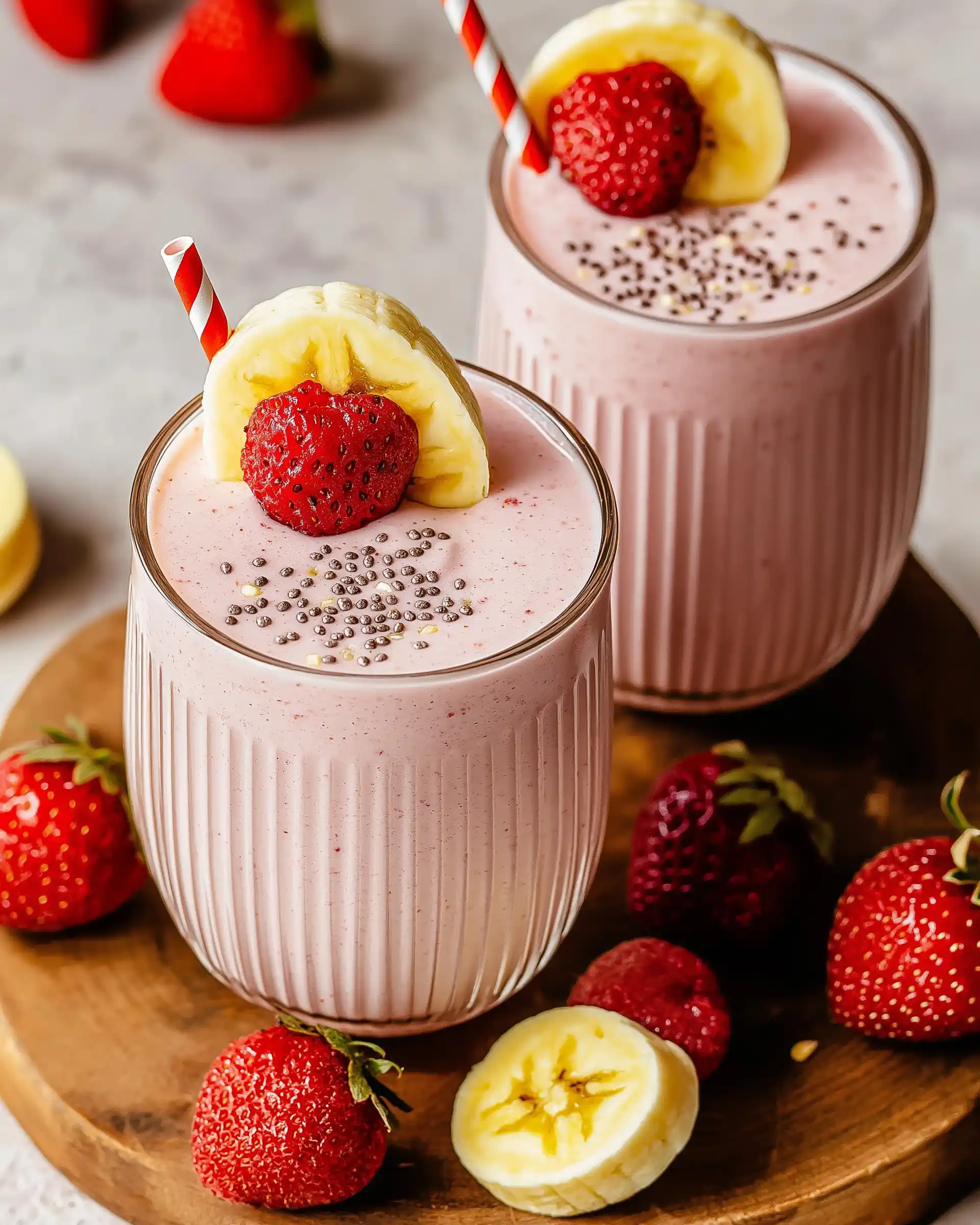 Erdbeer-Bananen-Smoothie: Schnell und lecker zubereiten!