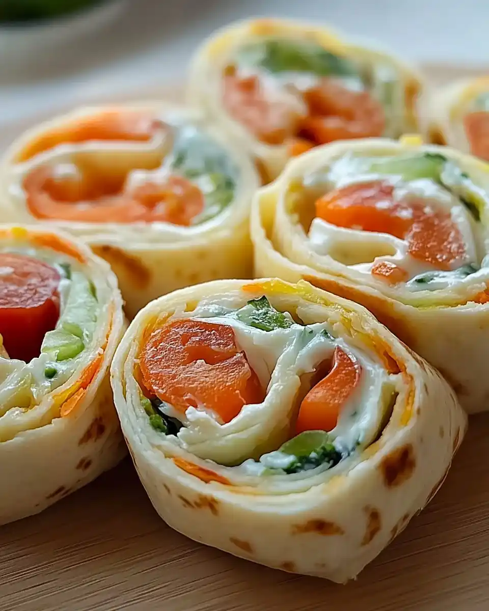 Frische Gemüse-Tortilla-Röllchen: So gelingen sie perfekt!