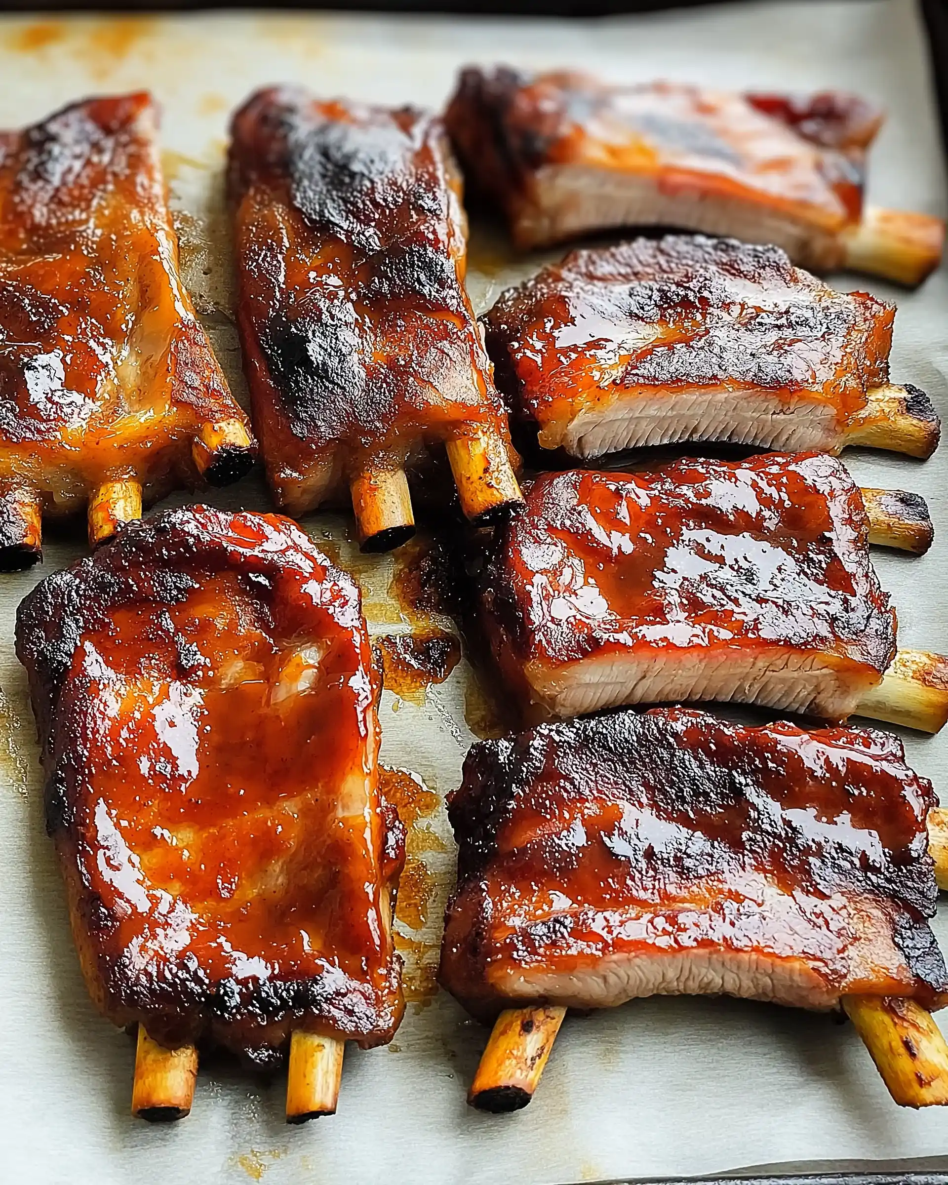 Gegrillte Rippchen mit Honig-Senf-Glasur begeistern!