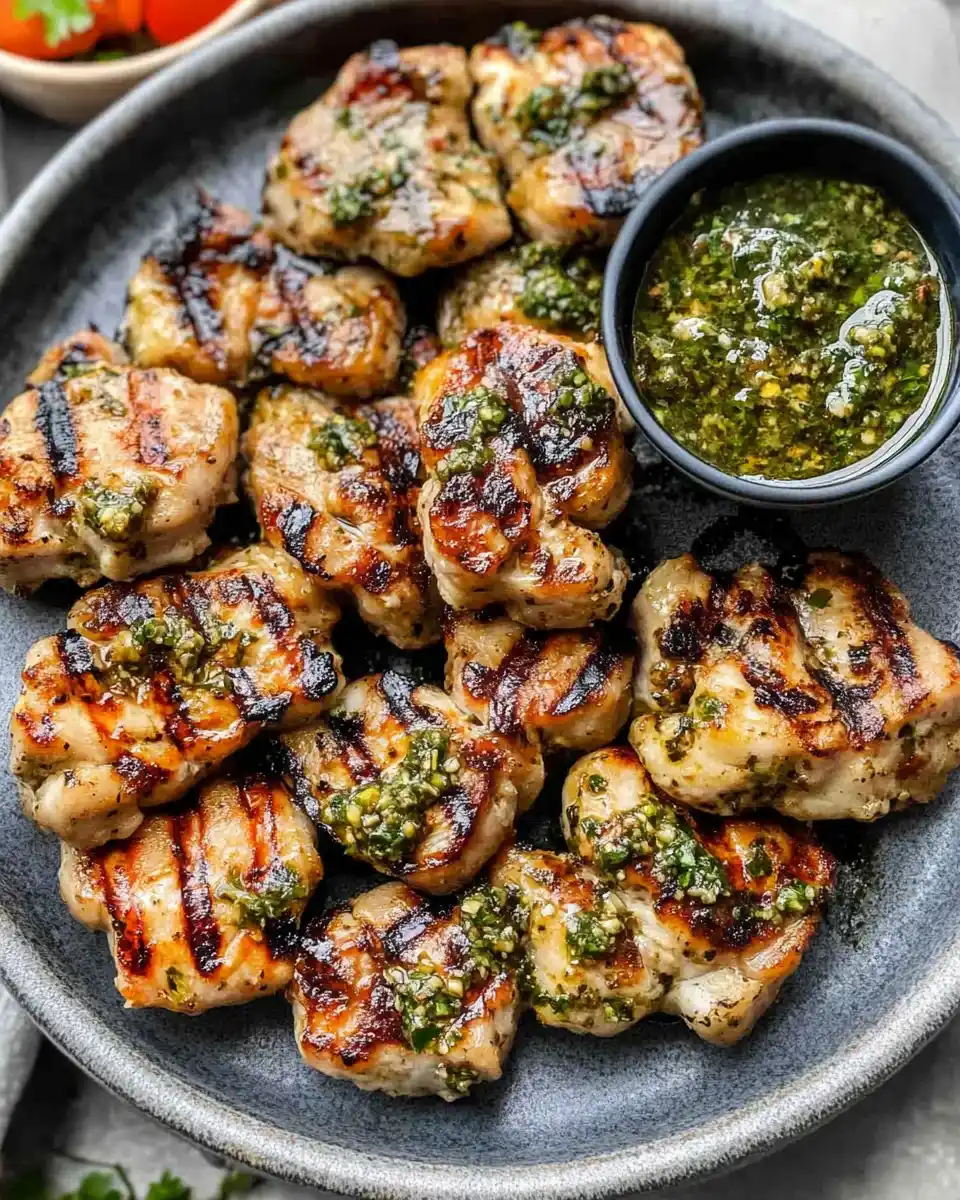 Gegrilltes Hähnchen mit Chimichurri einfach zubereiten!