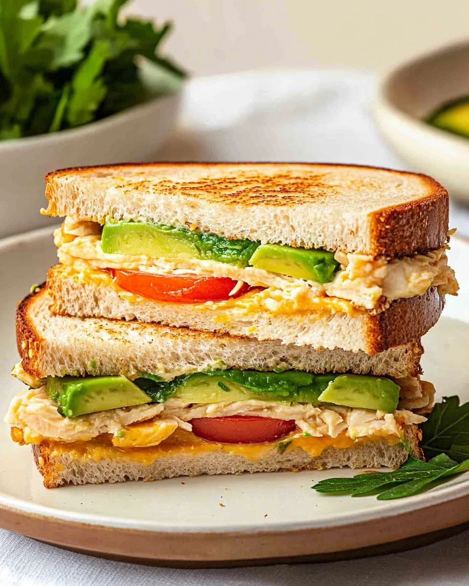 Hähnchen-Avocado-Schmelz-Sandwich: So einfach gelingt's!