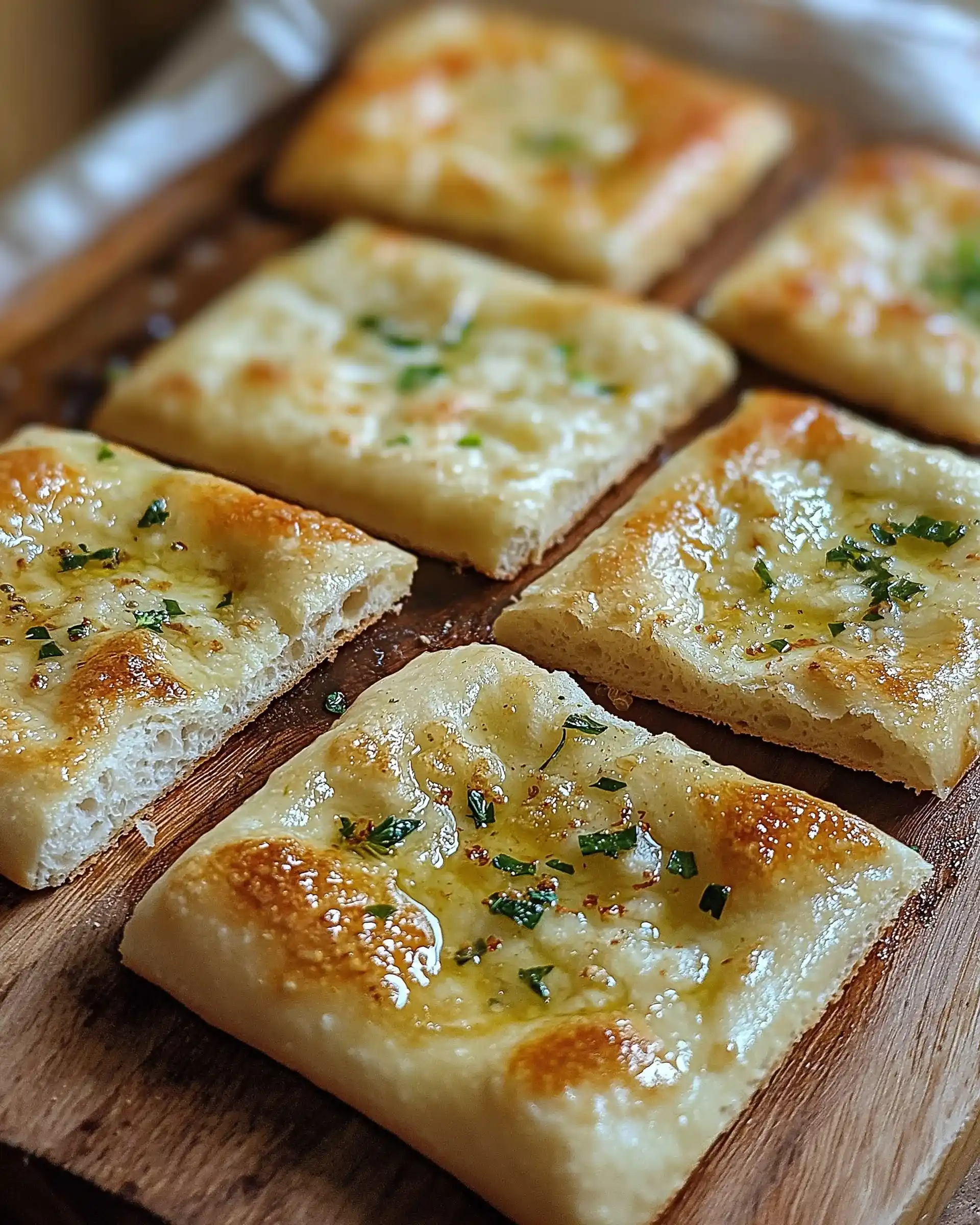 Knoblauch-Fladenbrot aus der Heißluftfritteuse ganz einfach selbst machen!