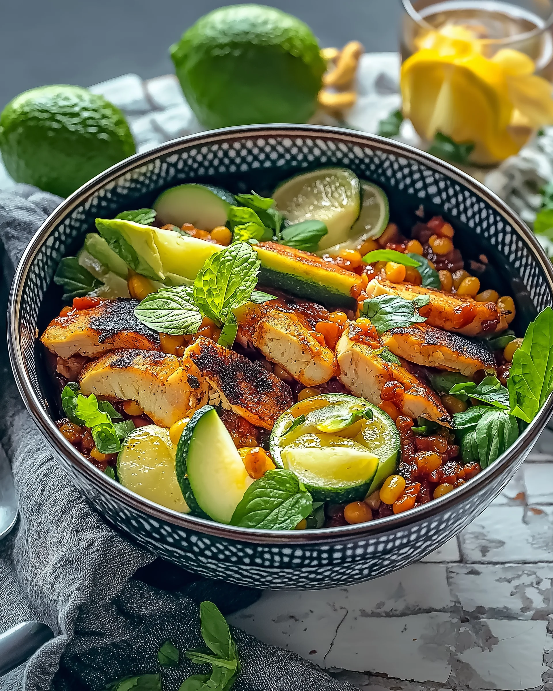 Knusprige Chili-Crisp-Hähnchen-Bowls: So gelingt’s!