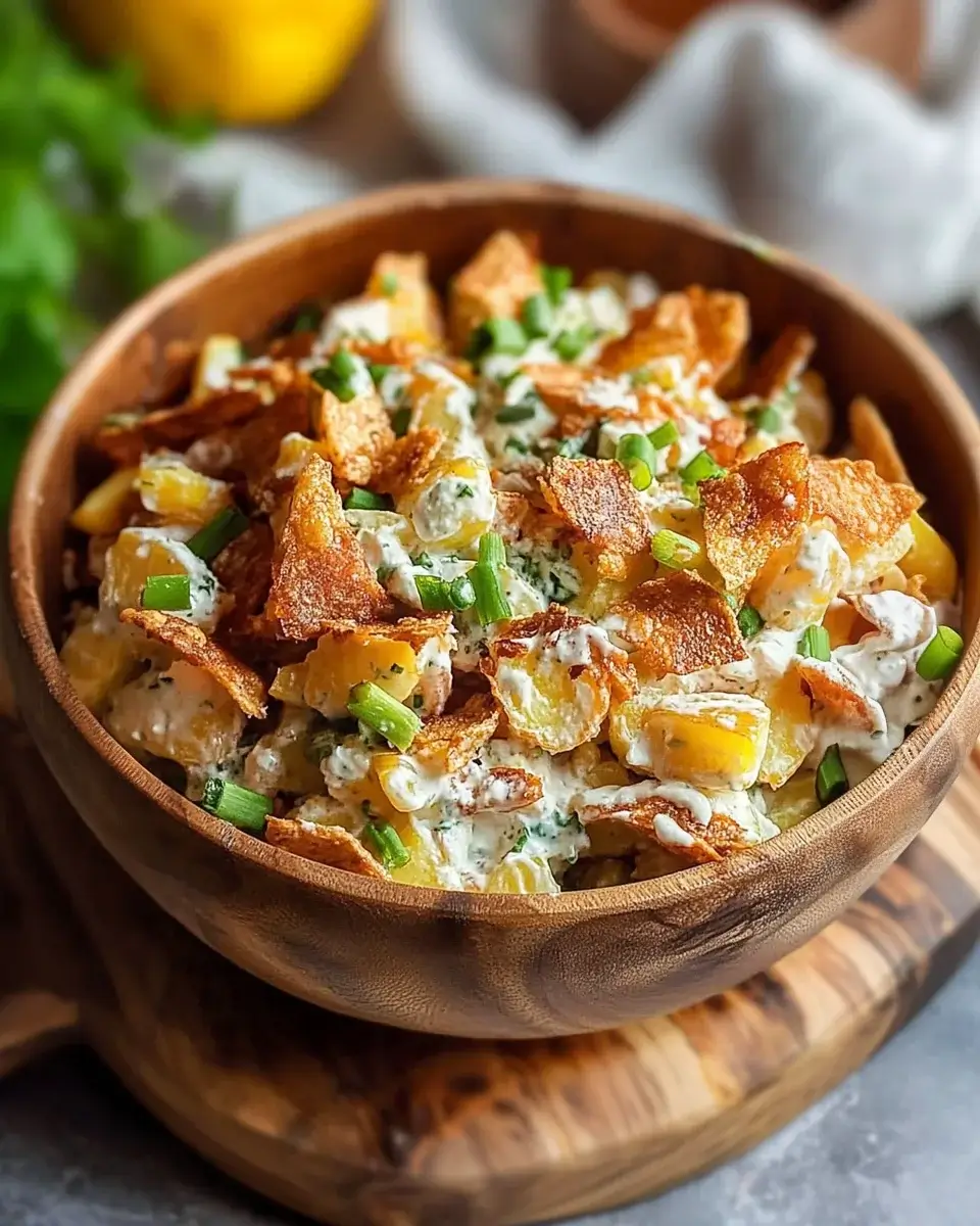 Krosse zerdrückte Kartoffeln: Der perfekte Salat für Genuss!