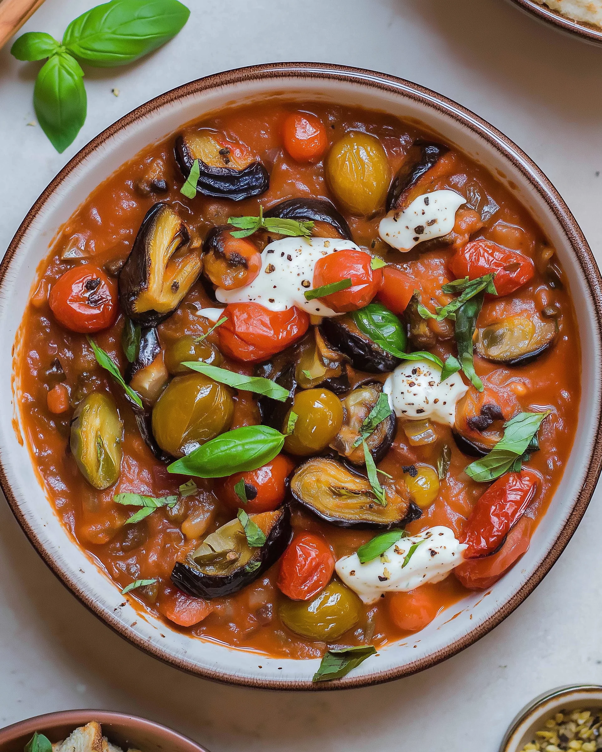 Mediterrane Auberginen mit getrockneten Tomaten und Bohnen: Entdecken Sie das perfekte Rezept!