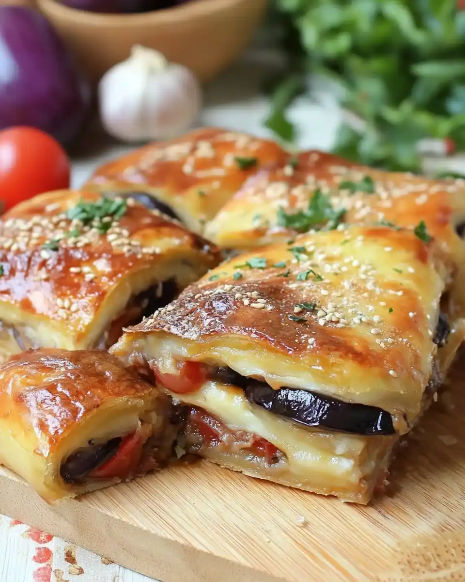 Mediterraner Blätterteig mit Auberginen – Einfach genießen!