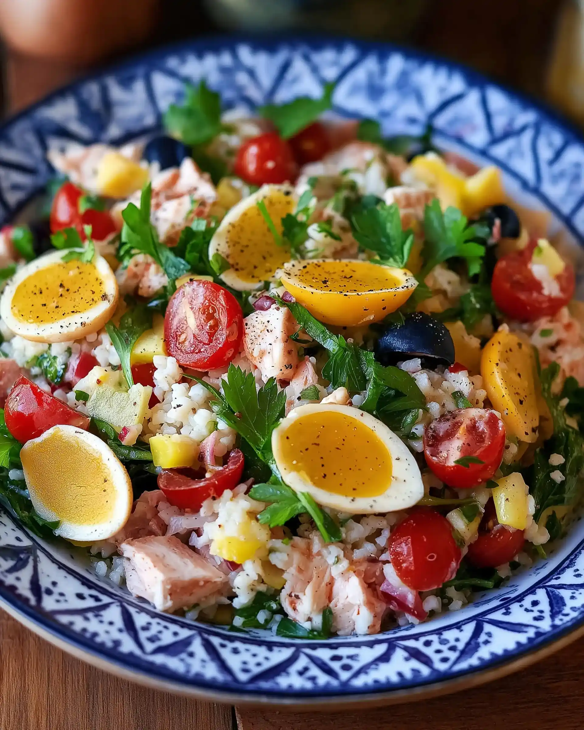 Mediterraner Reis-Thunfisch-Salat: Einfach und lecker!