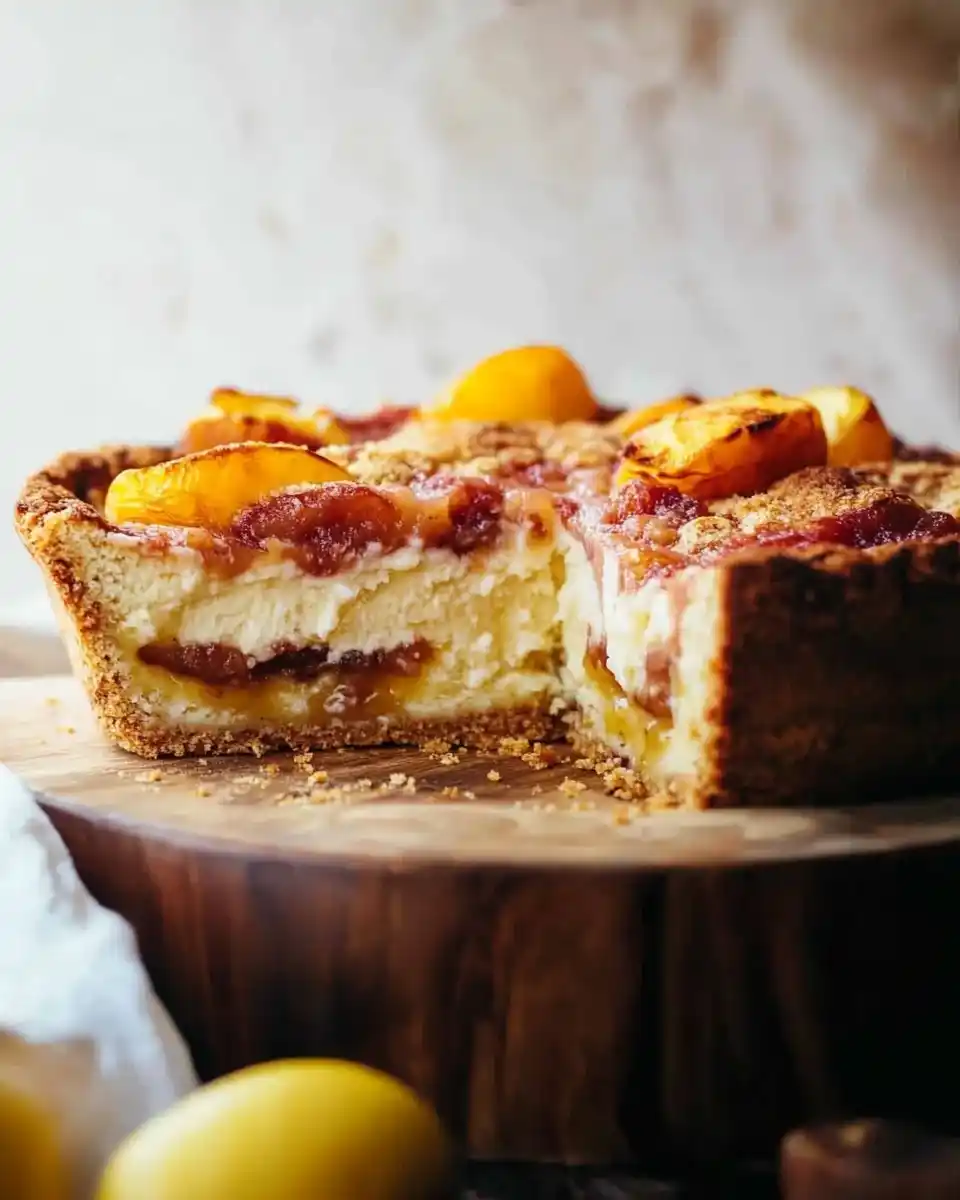 Pfirsich-Cobbler-Käsekuchen: Ein Genuss für jeden Anlass!